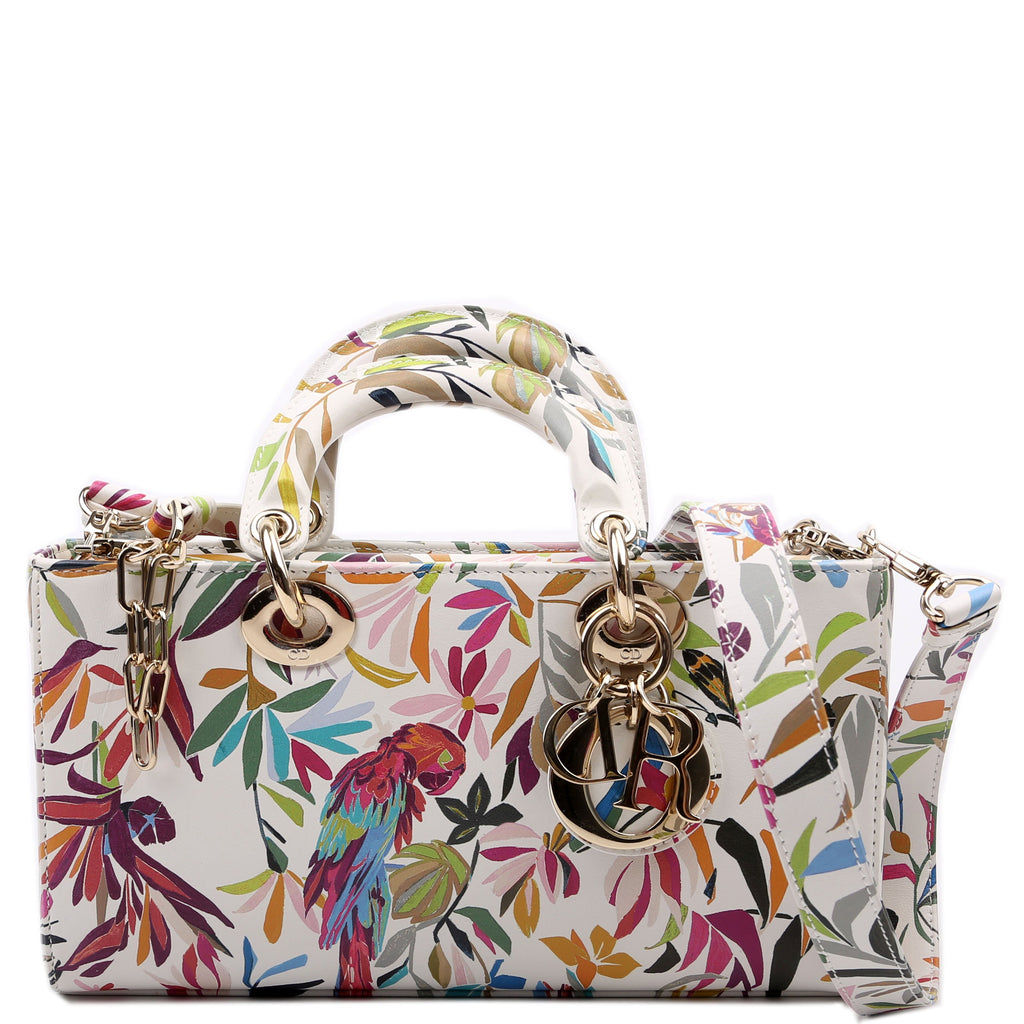 Lady D-Joy Medium Printed Leather Multicolor