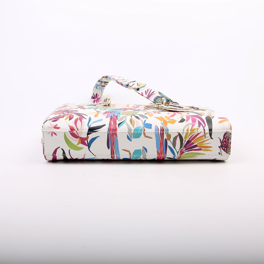 Lady D-Joy Medium Printed Leather Multicolor