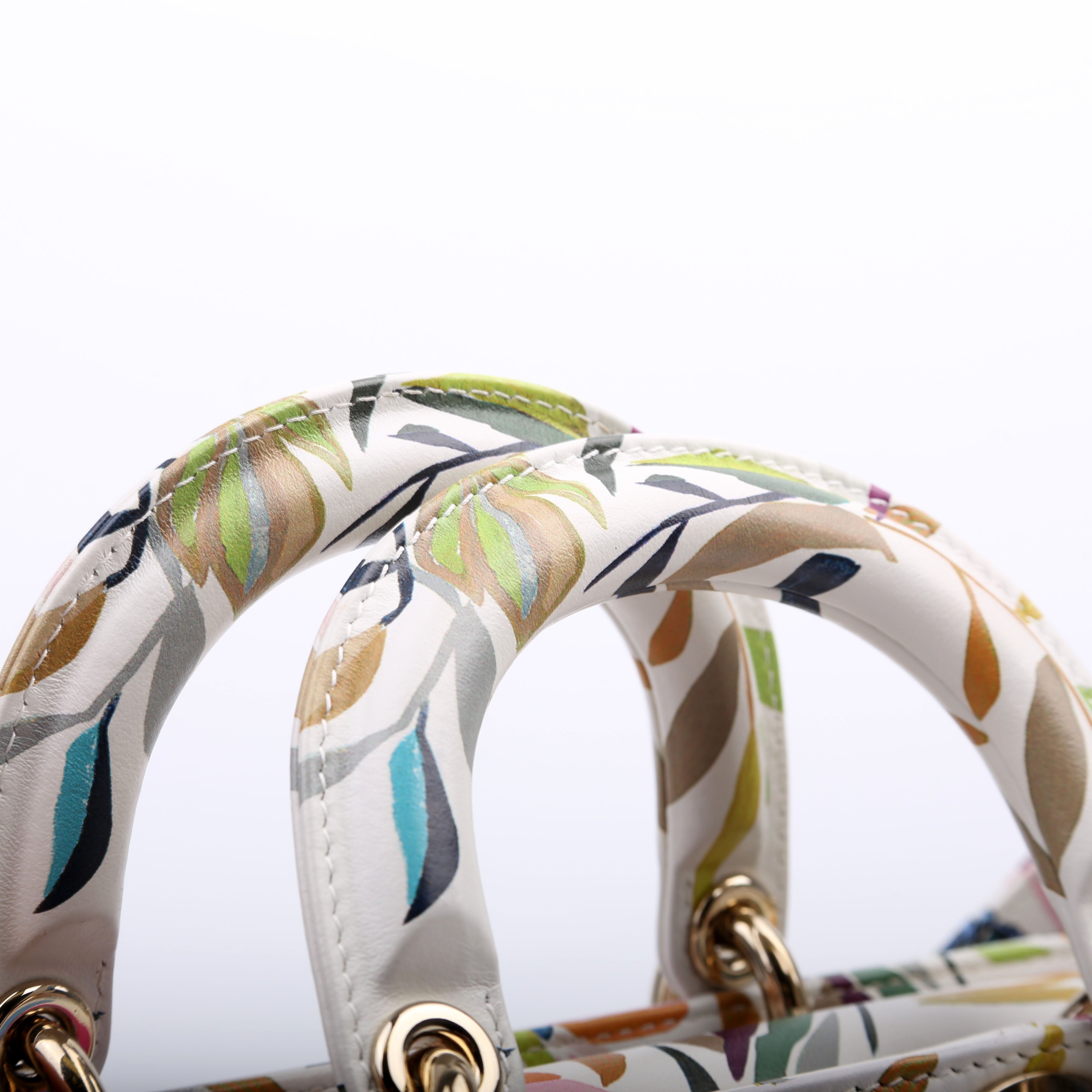 Lady D-Joy Medium Printed Leather Multicolor