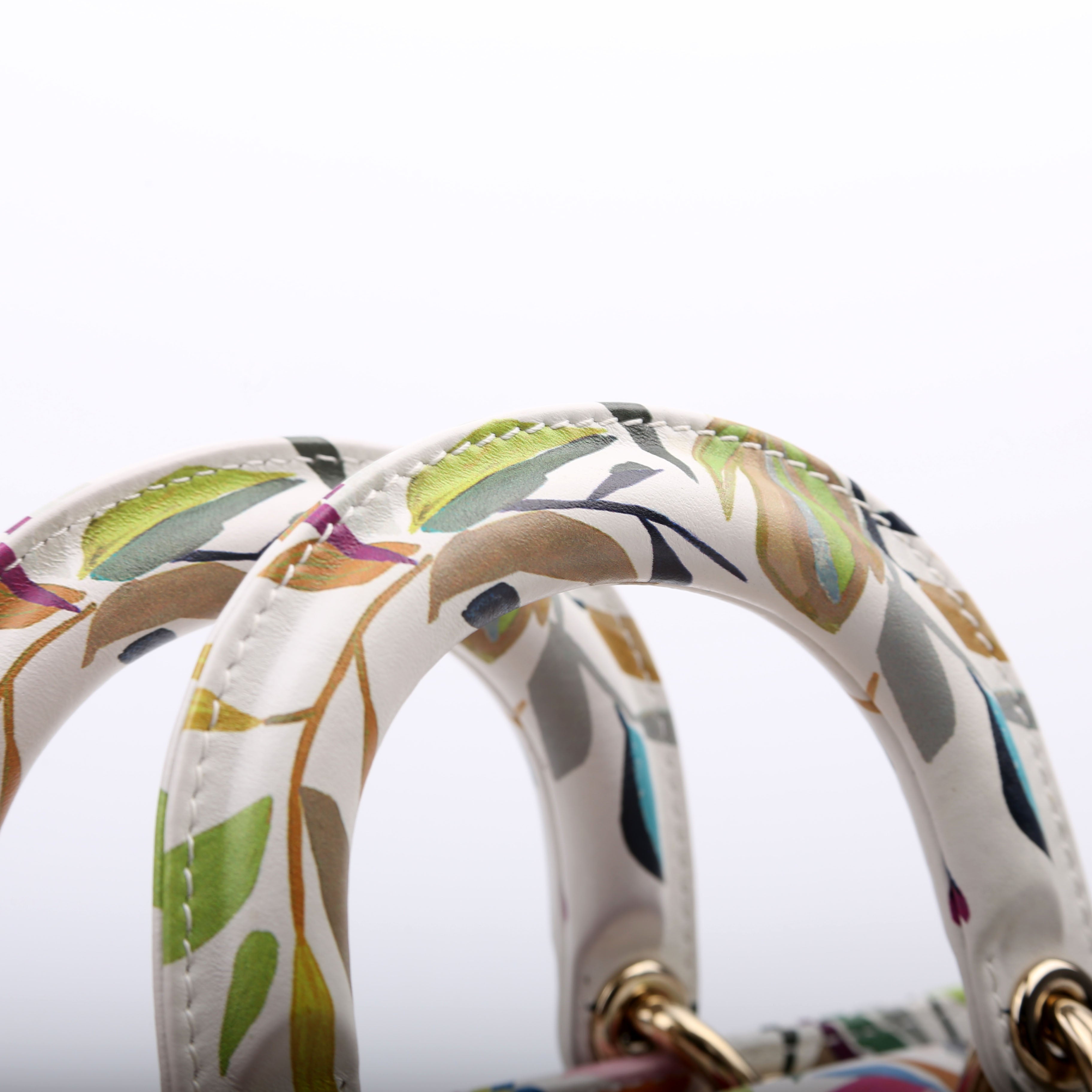 Lady D-Joy Medium Printed Leather Multicolor
