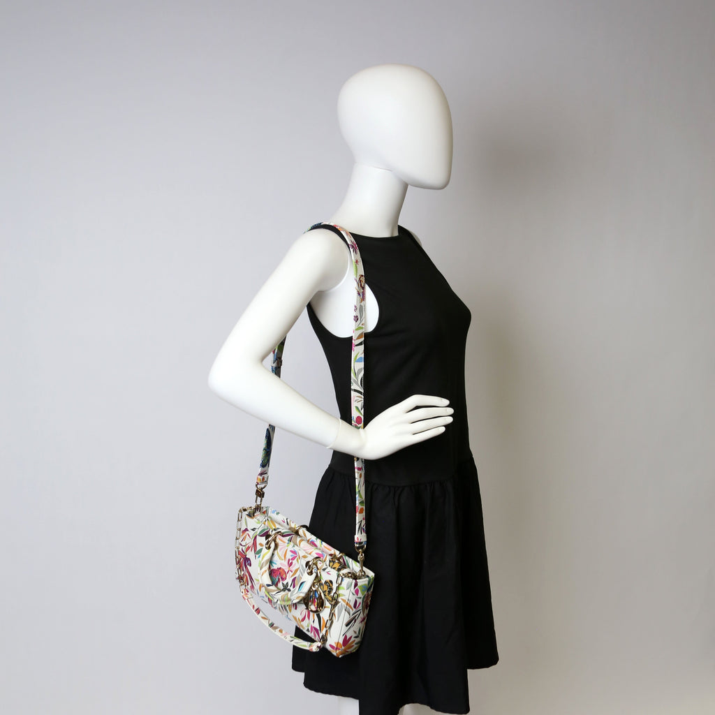Lady D-Joy Medium Printed Leather Multicolor