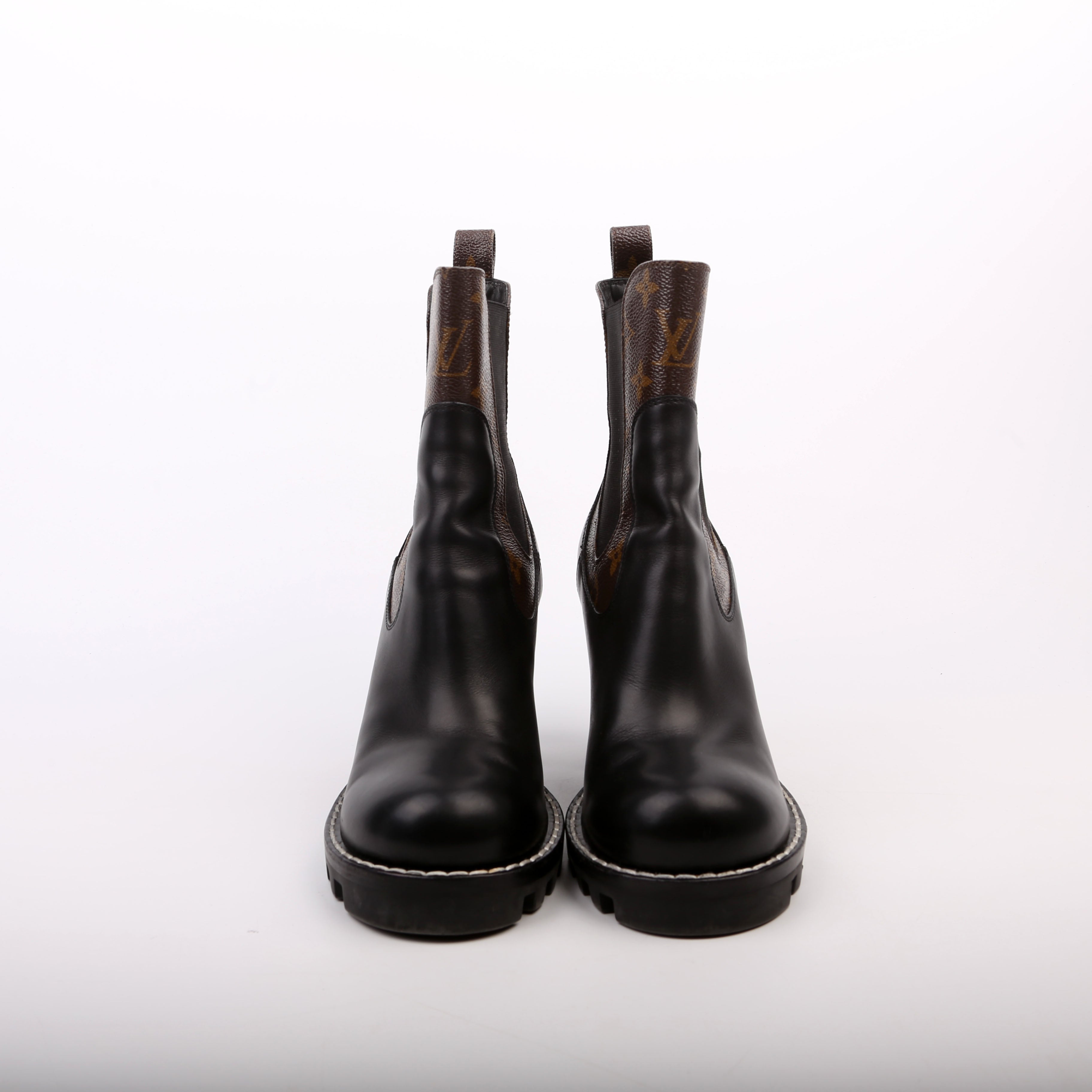 Star Trail Ankle Boots Size 39 Black/Brown
