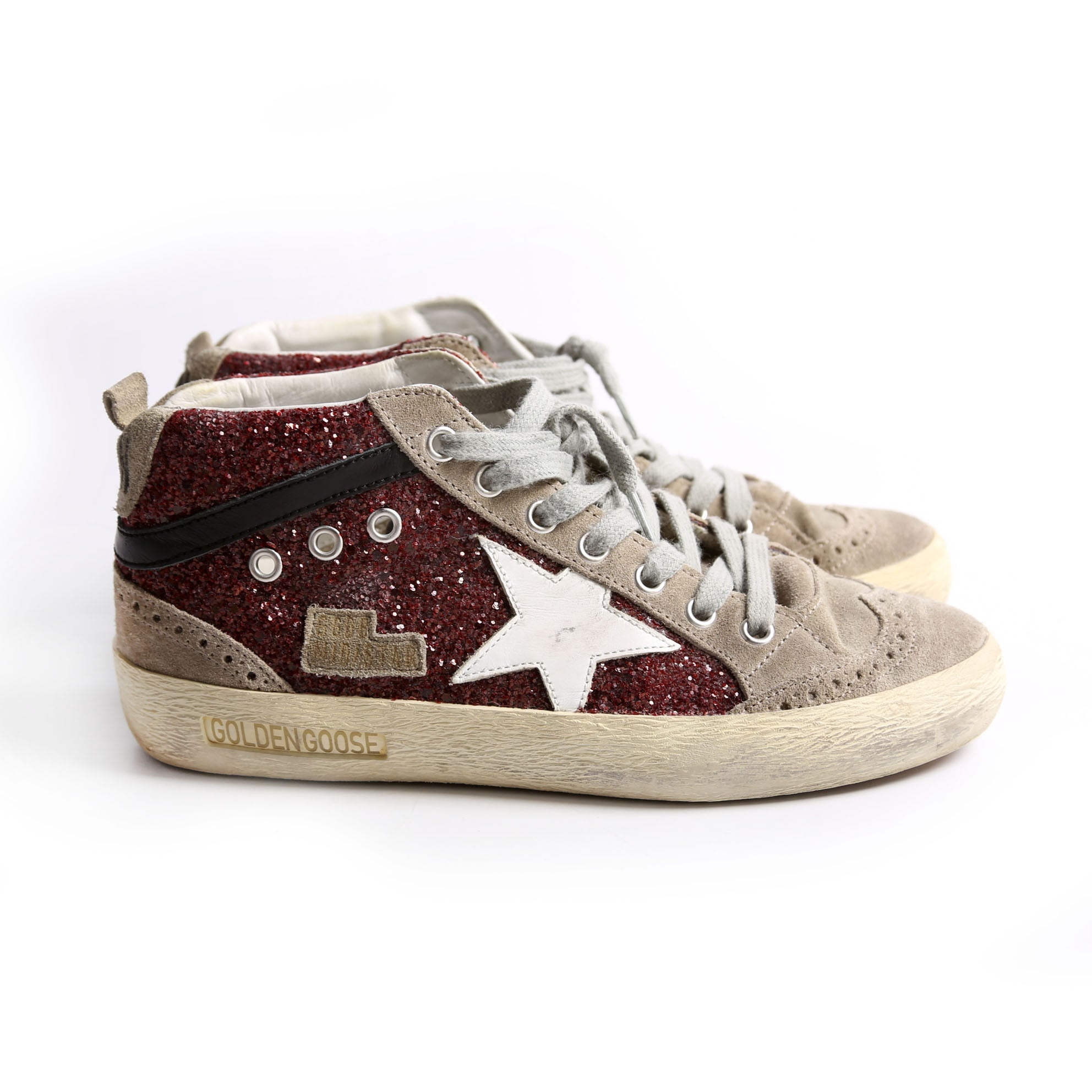 Midstar Sneakers Size 37 Maroon
