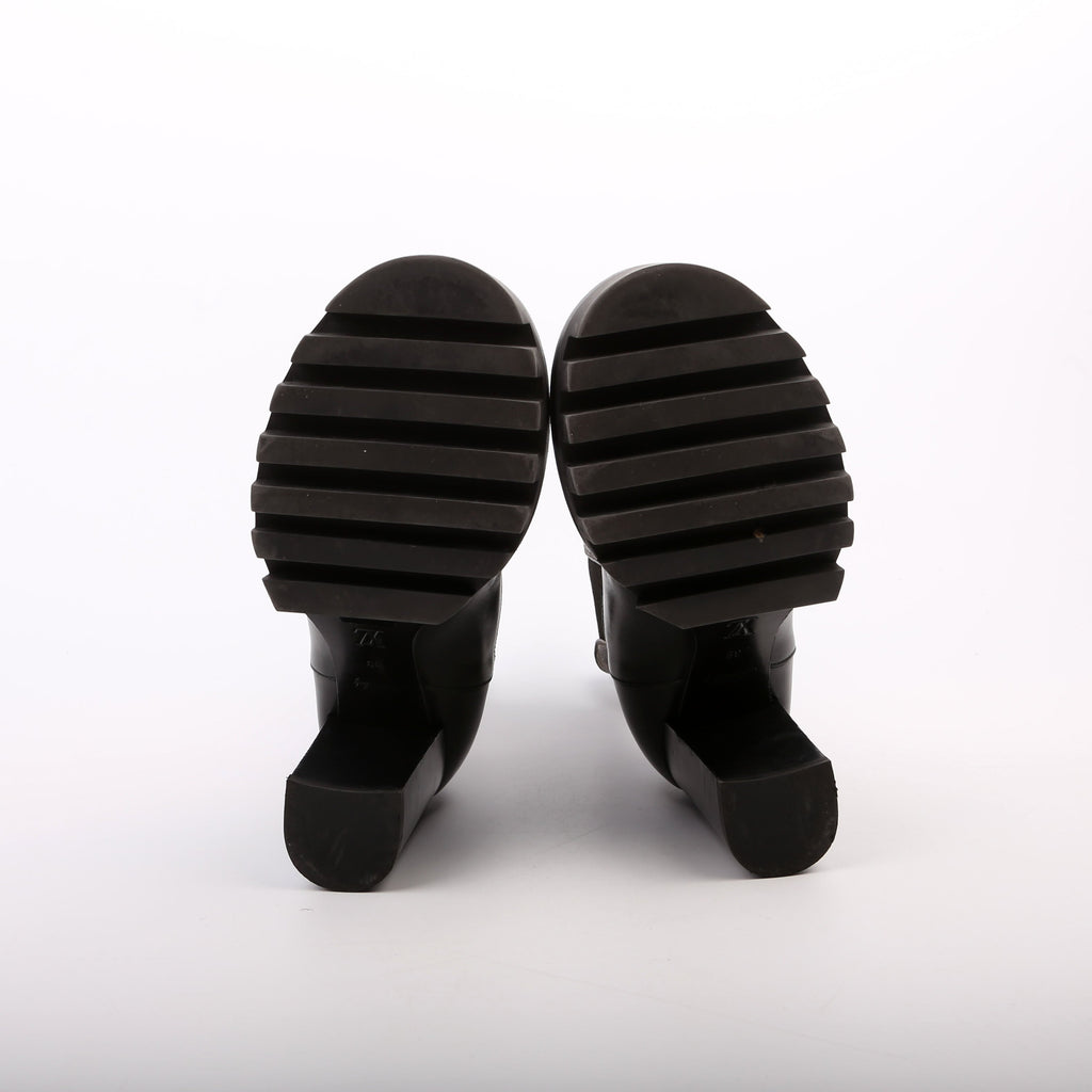 Star Trail Ankle Boots Size 39 Black/Brown