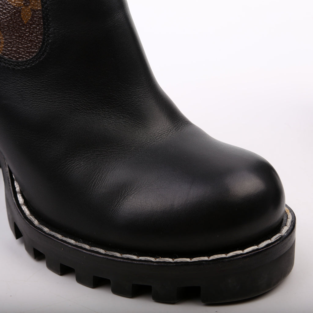 Star Trail Ankle Boots Size 39 Black/Brown