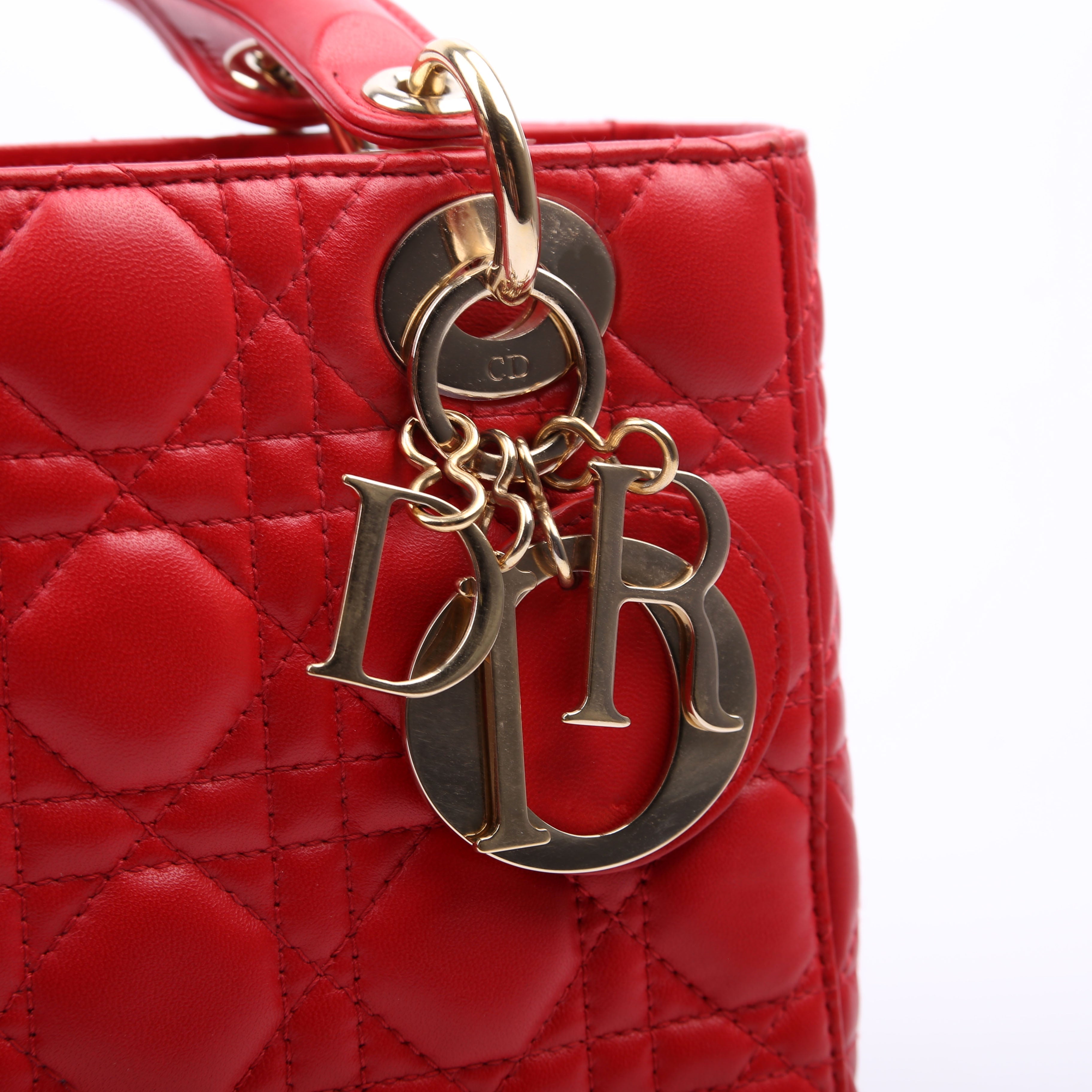 Lady Dior ABCDior Small Red