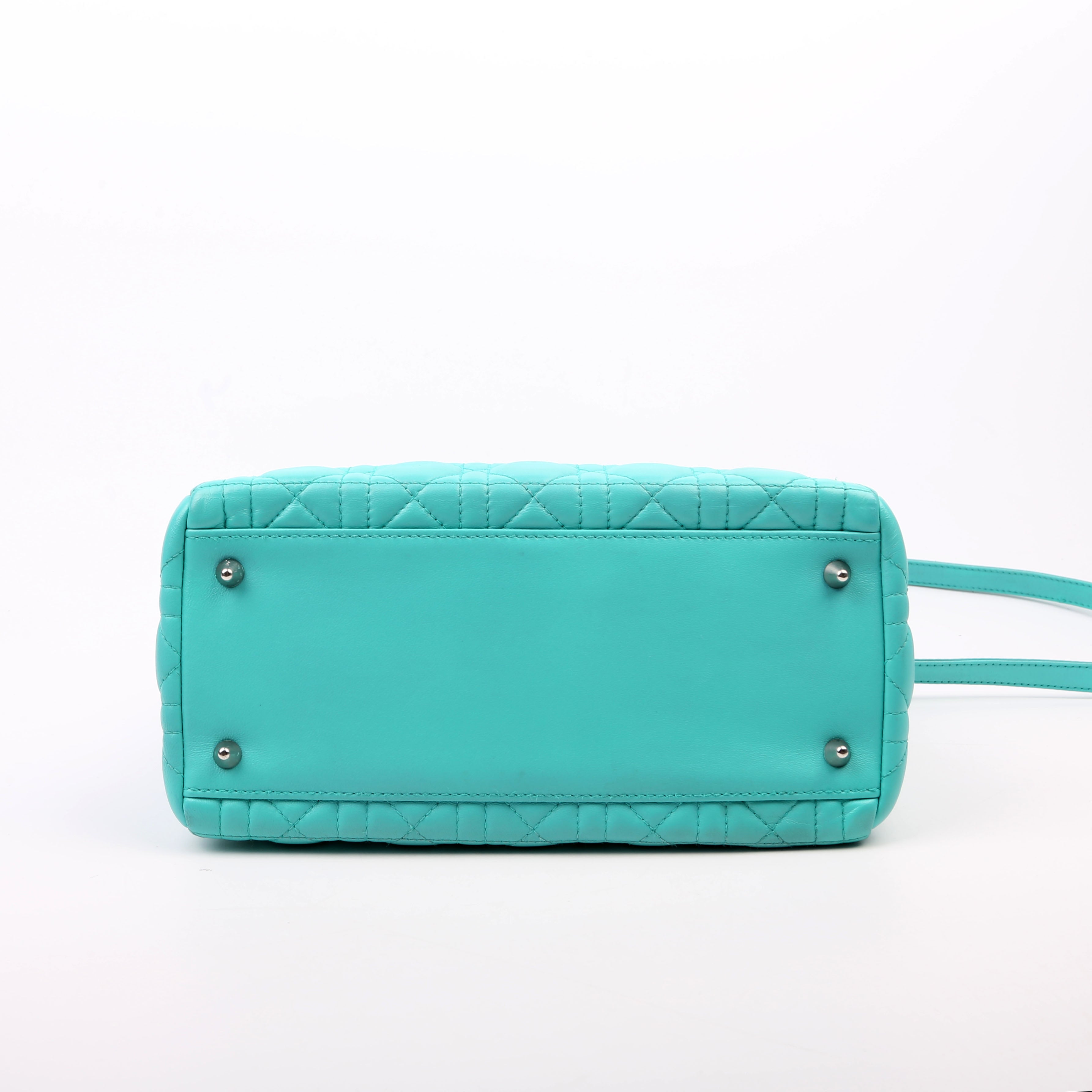 Dior Lady Dior Medium Lambskin Teal