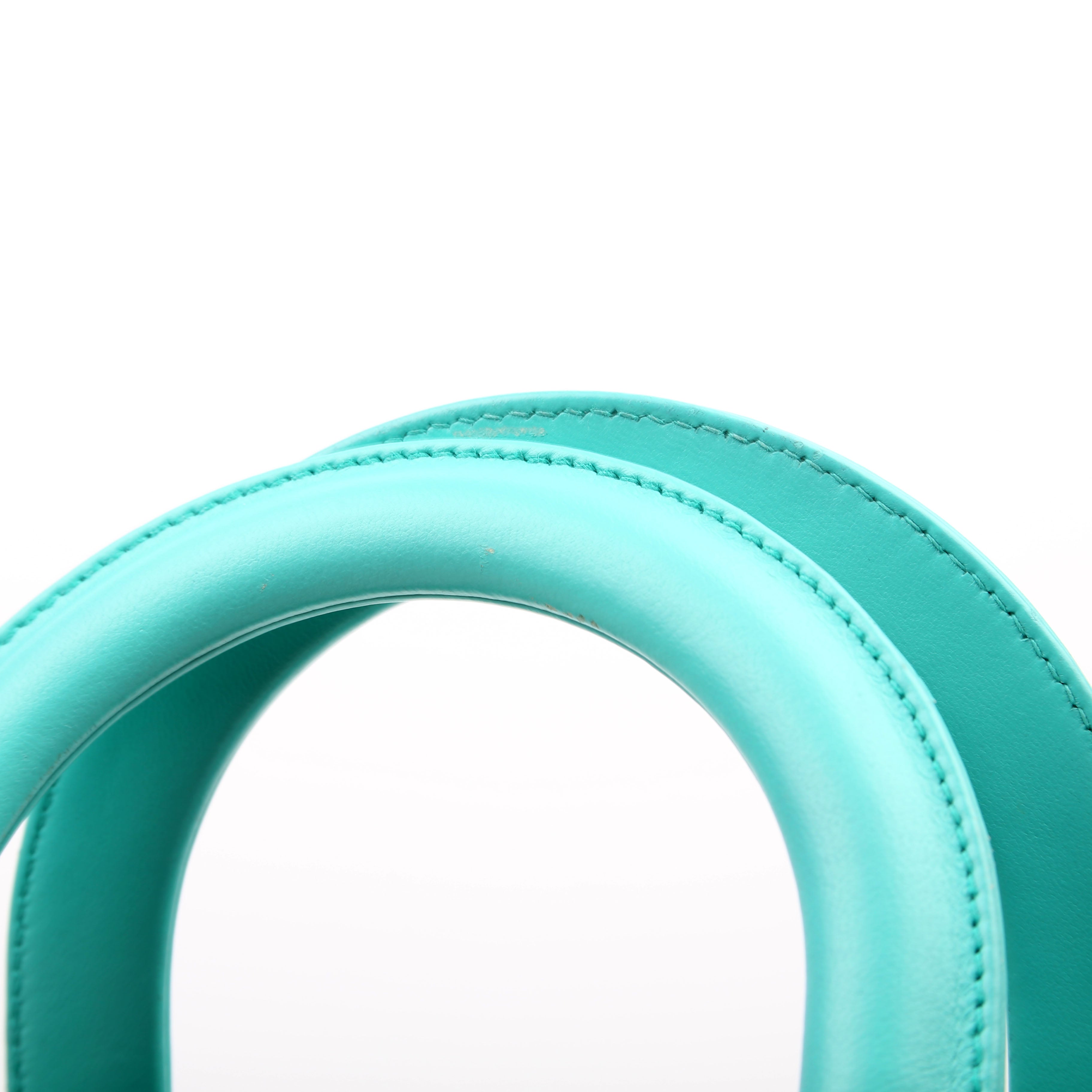 Dior Lady Dior Medium Lambskin Teal