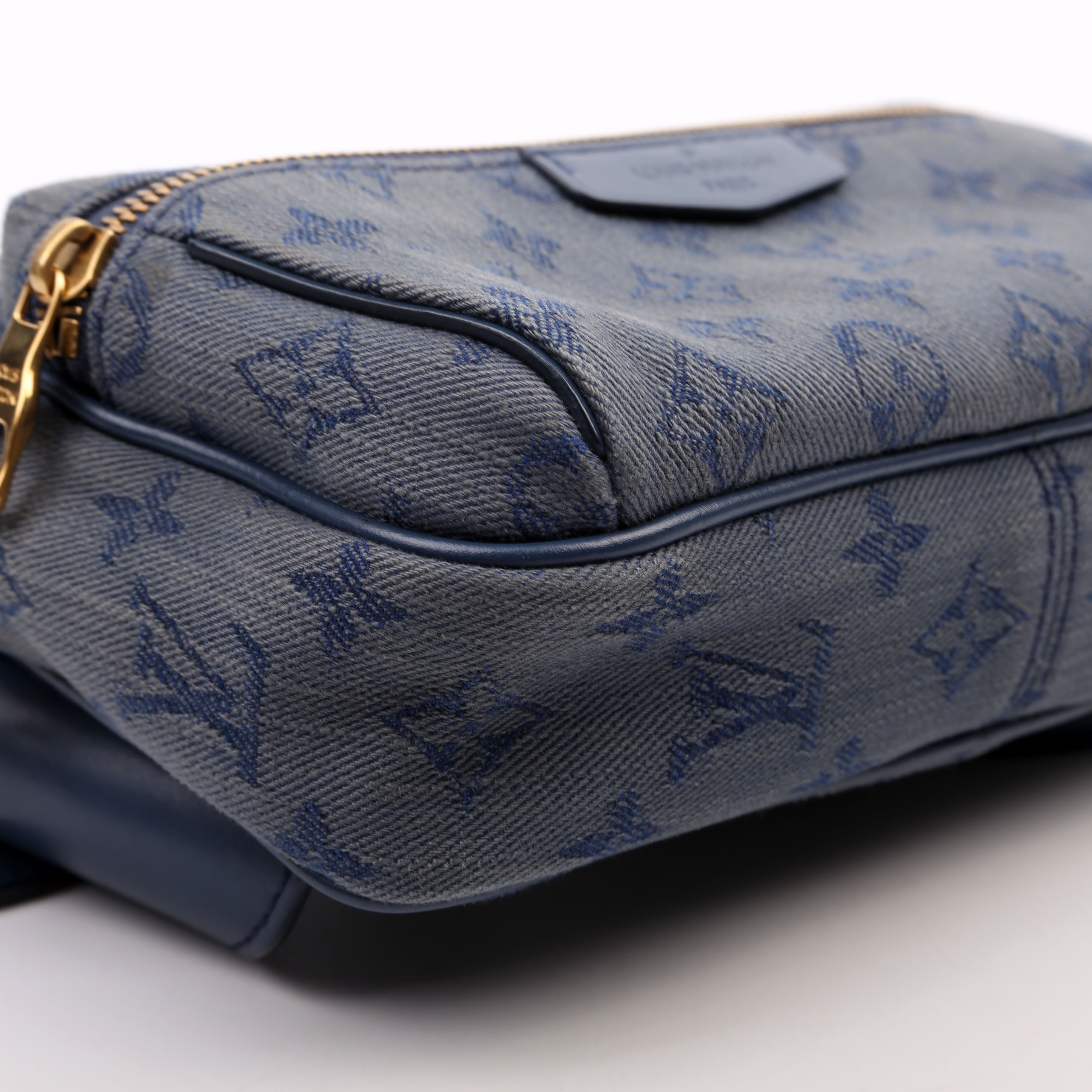 Outdoor Bumbag Denim Monogram Blue