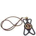 Louise Phone Holder Monogram/Silicone Brown/Black