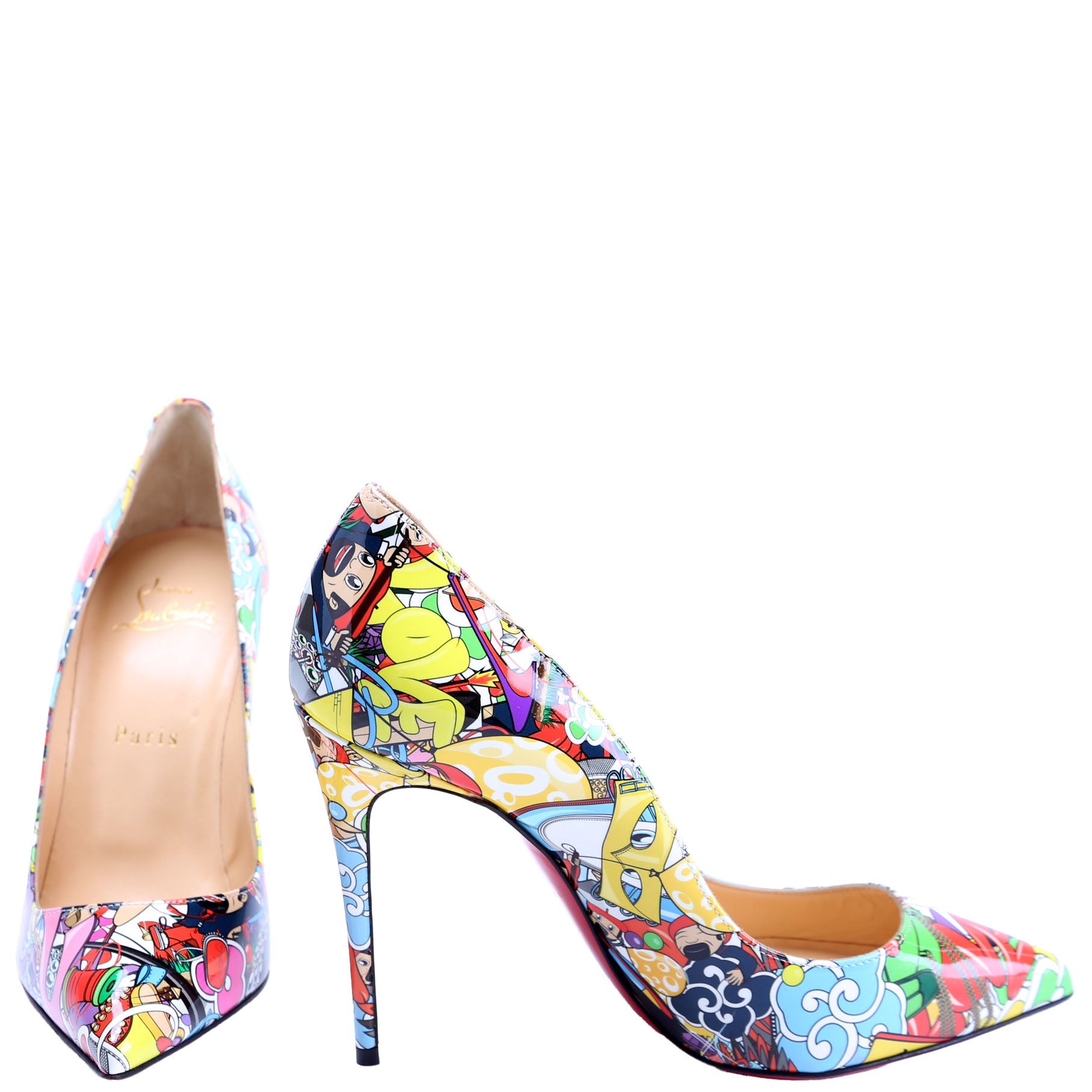 Pigalle Follies Patent 100MM Size 37 Multicolor
