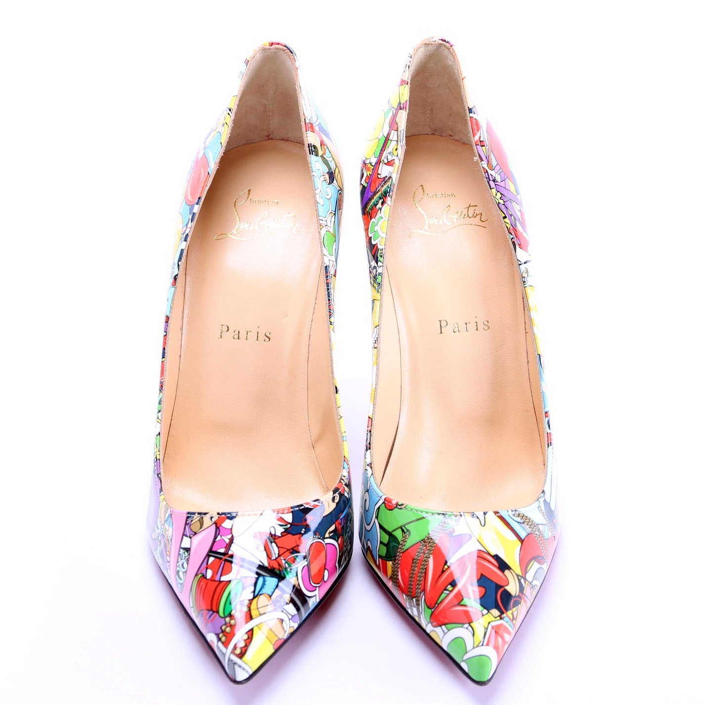 Pigalle Follies Patent 100MM Size 37 Multicolor