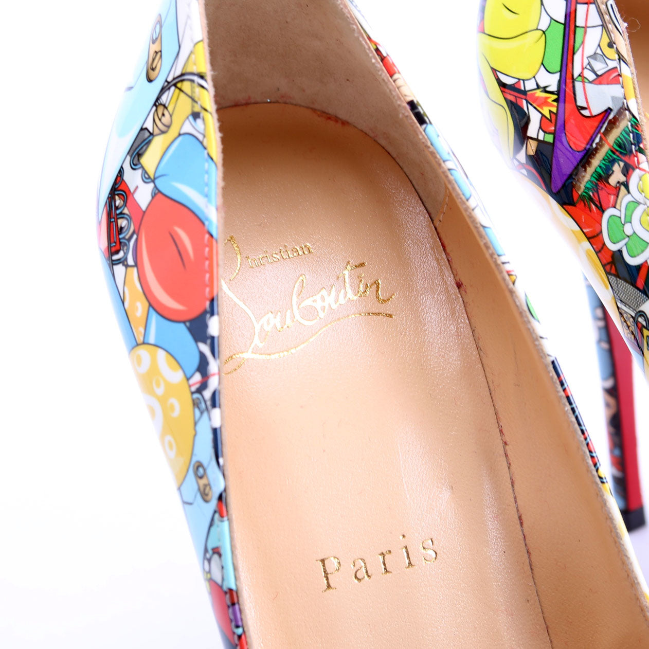 Pigalle Follies Patent 100MM Size 37 Multicolor