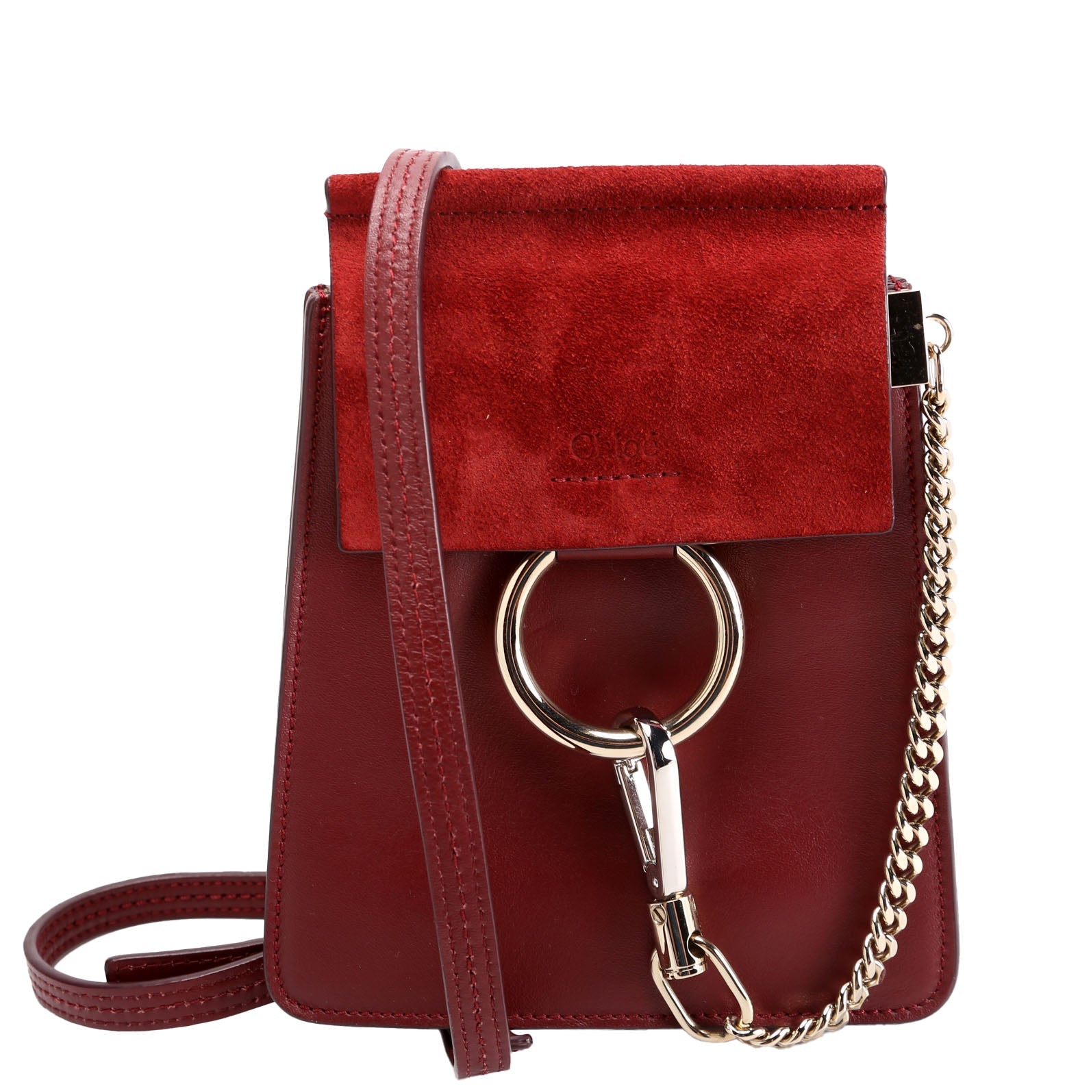 Faye Small Bracelet Bag Red