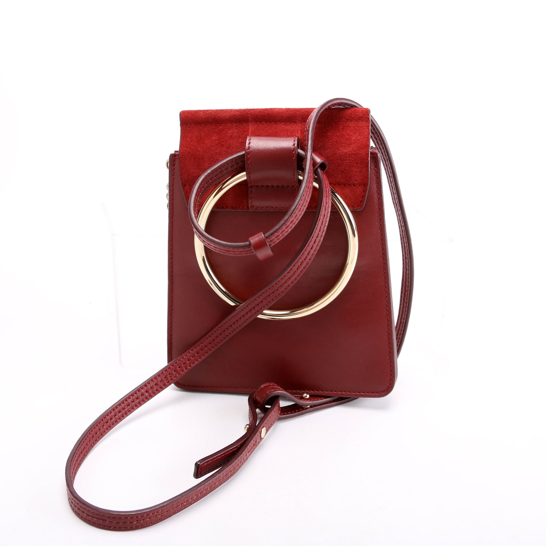 Faye Small Bracelet Bag Red