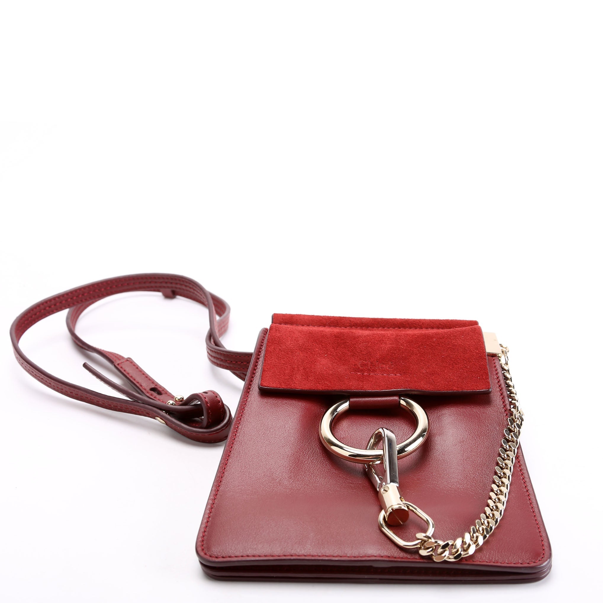 Faye Small Bracelet Bag Red