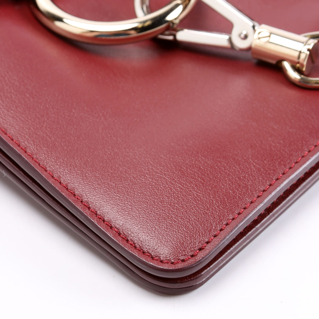 Faye Small Bracelet Bag Red