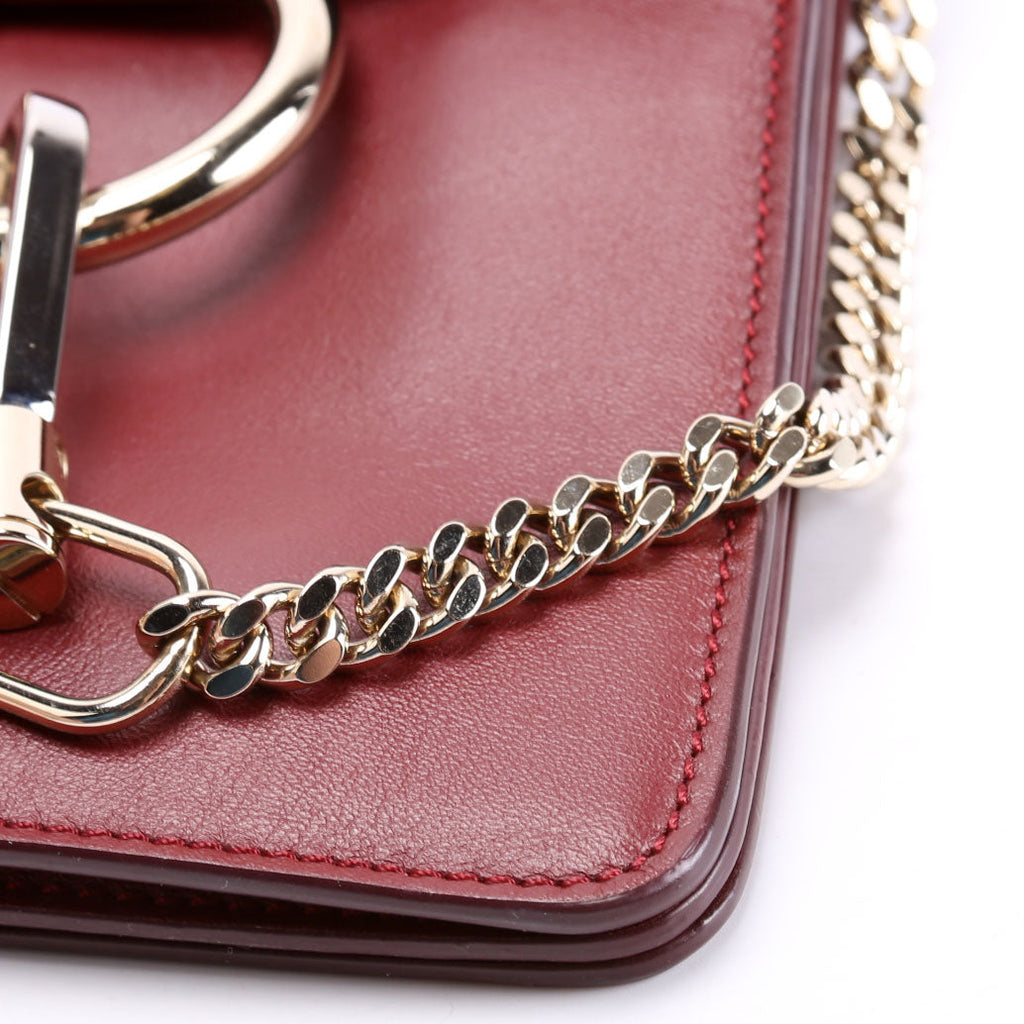 Faye Small Bracelet Bag Red
