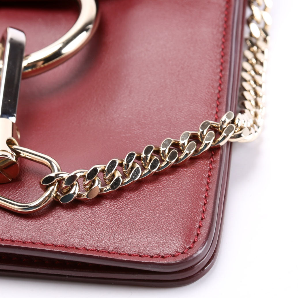 Faye Small Bracelet Bag Red