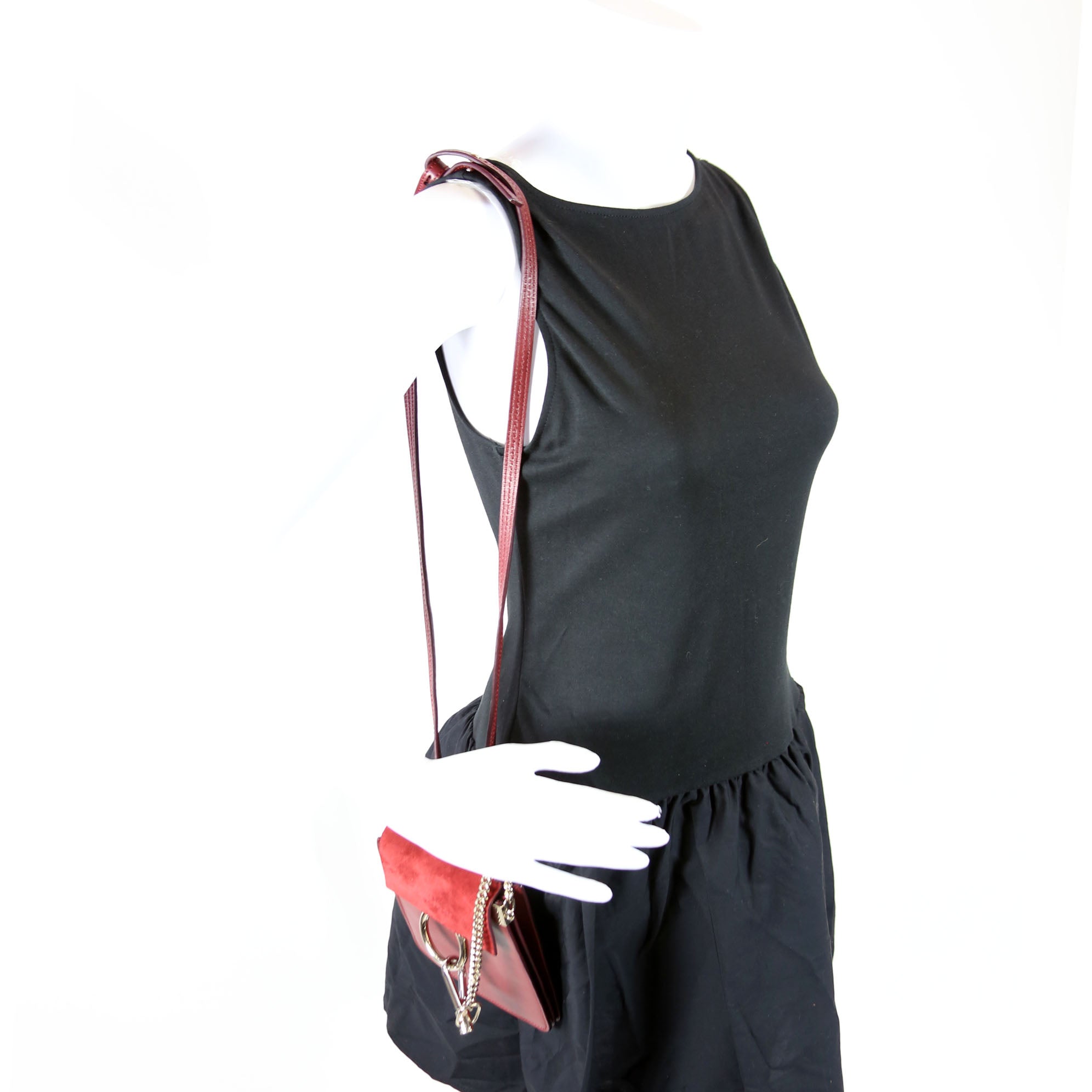 Faye Small Bracelet Bag Red