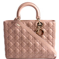 Dior Lady Dior Large Lambskin Newer Pink