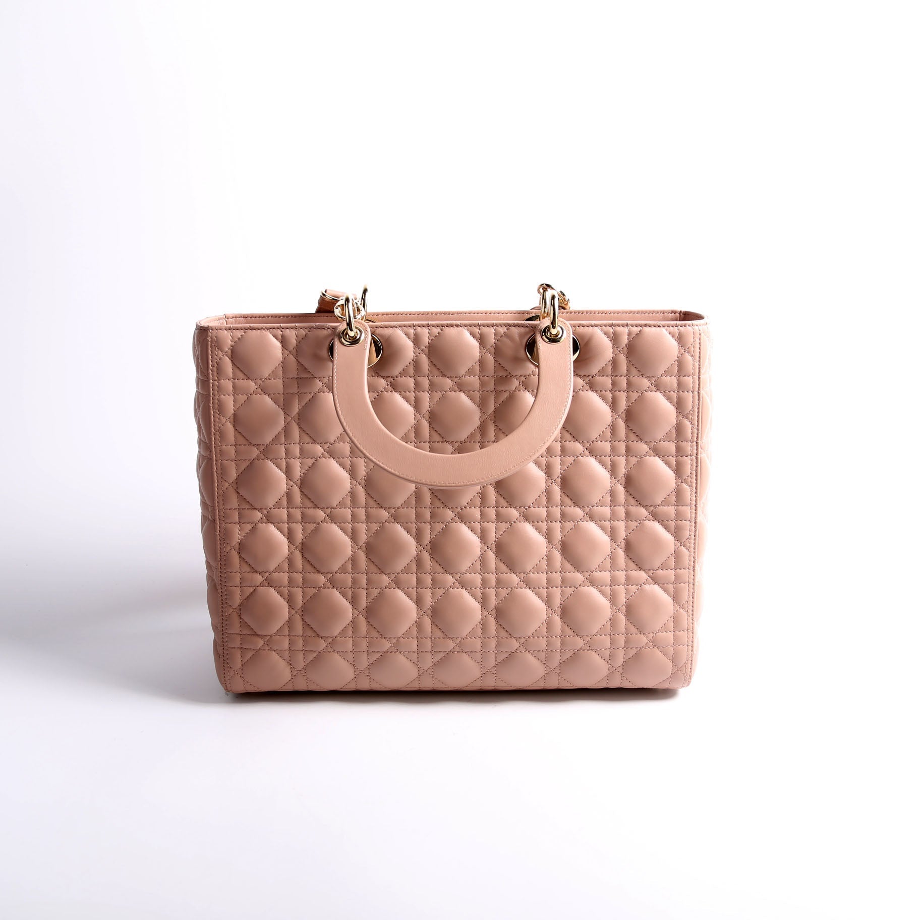 Dior Lady Dior Large Lambskin Newer Pink