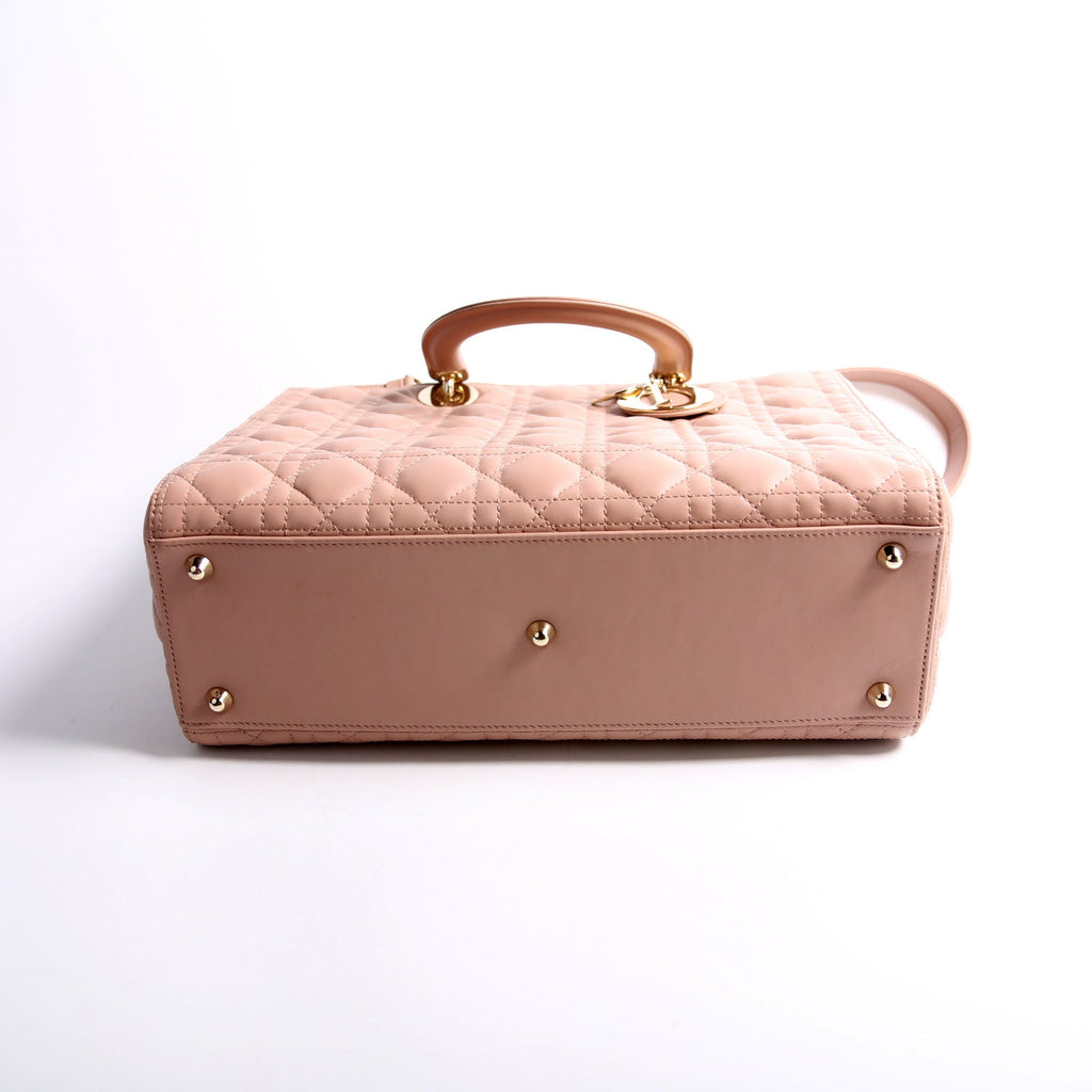Dior Lady Dior Large Lambskin Newer Pink