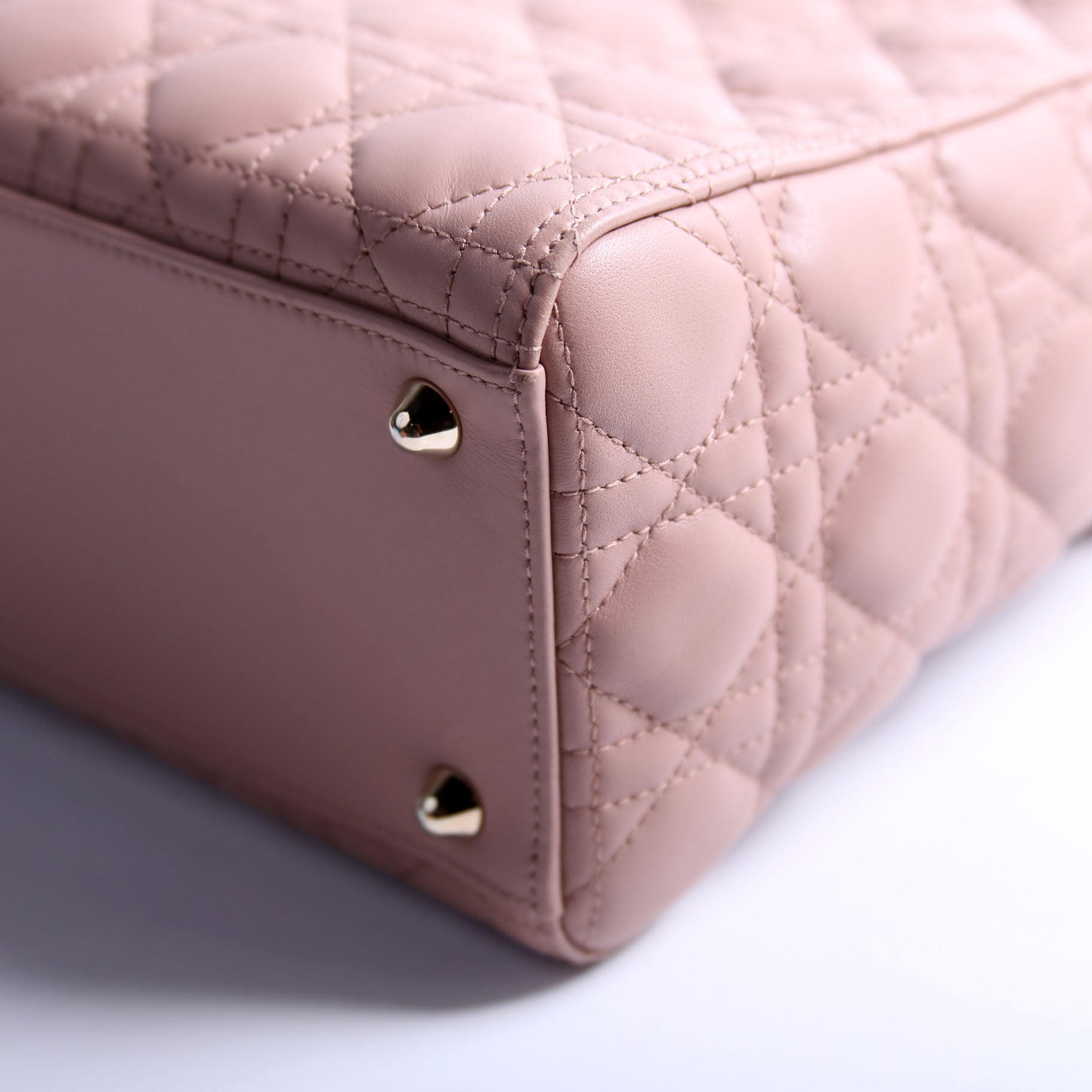 Dior Lady Dior Large Lambskin Newer Pink