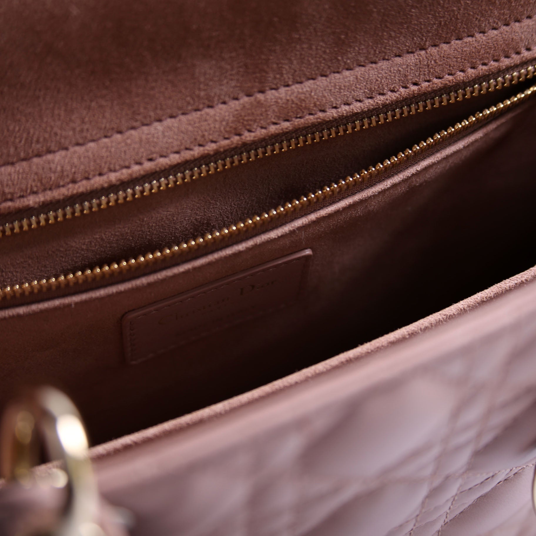Dior Lady Dior Large Lambskin Newer Pink