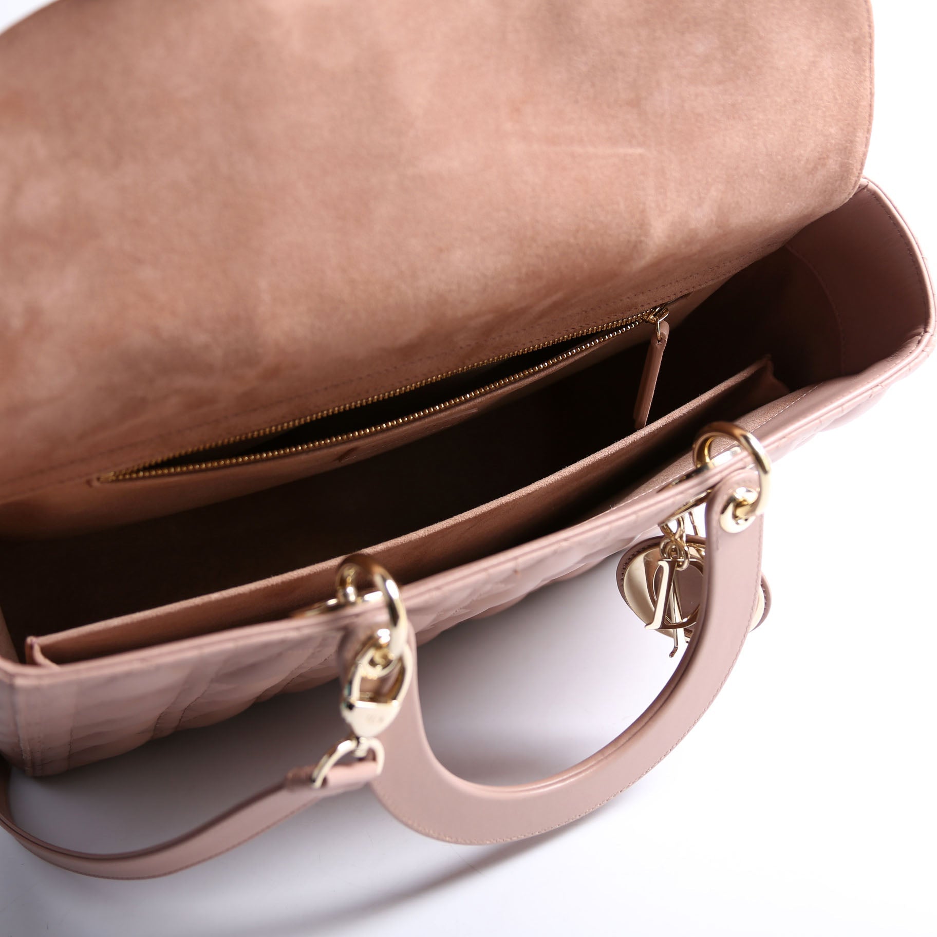 Dior Lady Dior Large Lambskin Newer Pink