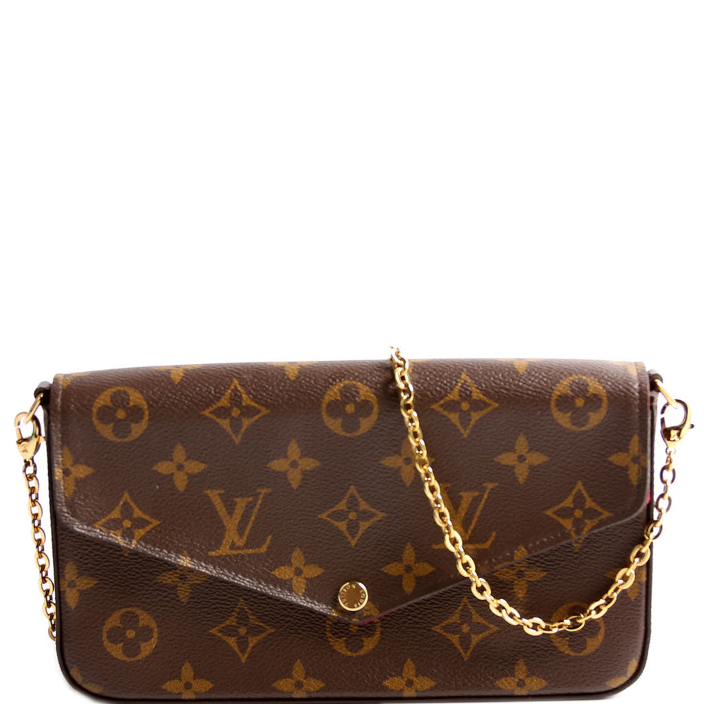 Pochette Felicie Monogram Berry