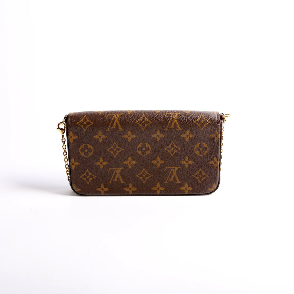 Pochette Felicie Monogram Berry