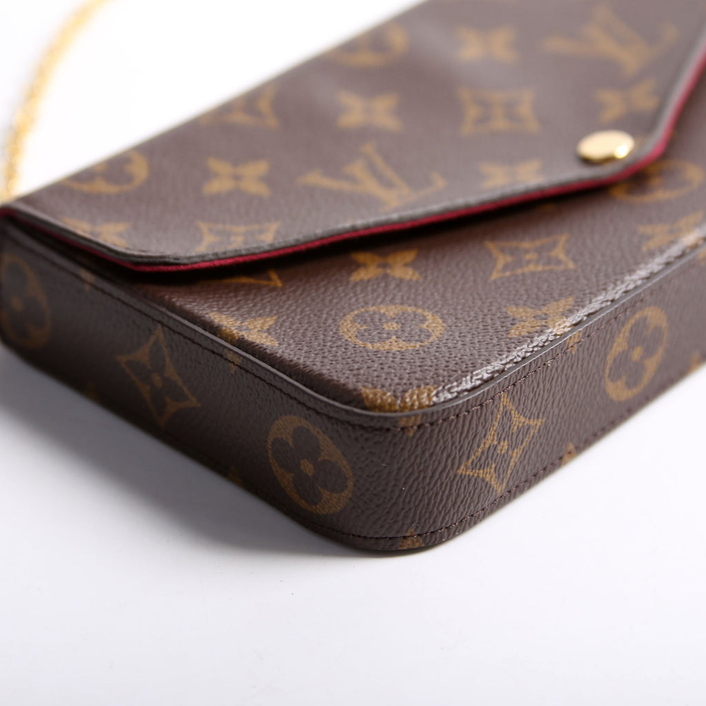 Pochette Felicie Monogram Berry