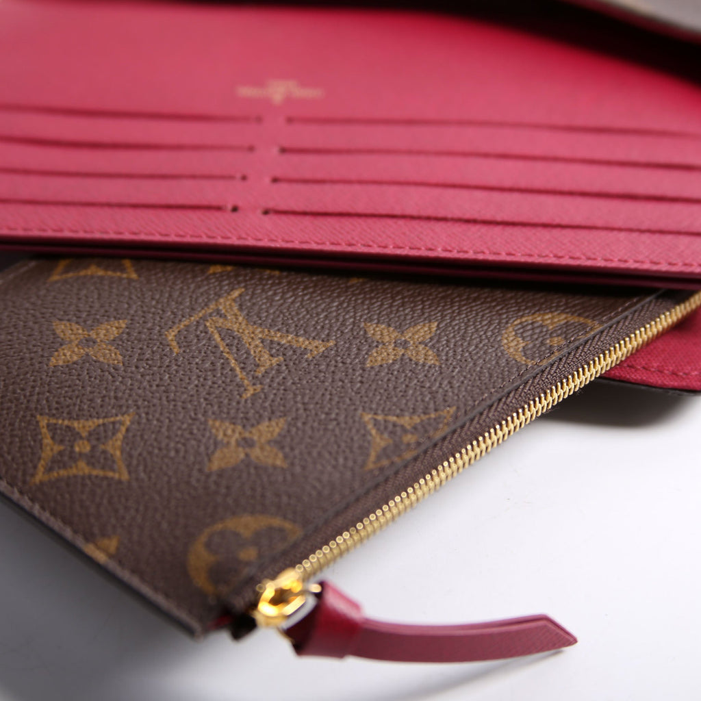 Pochette Felicie Monogram Berry