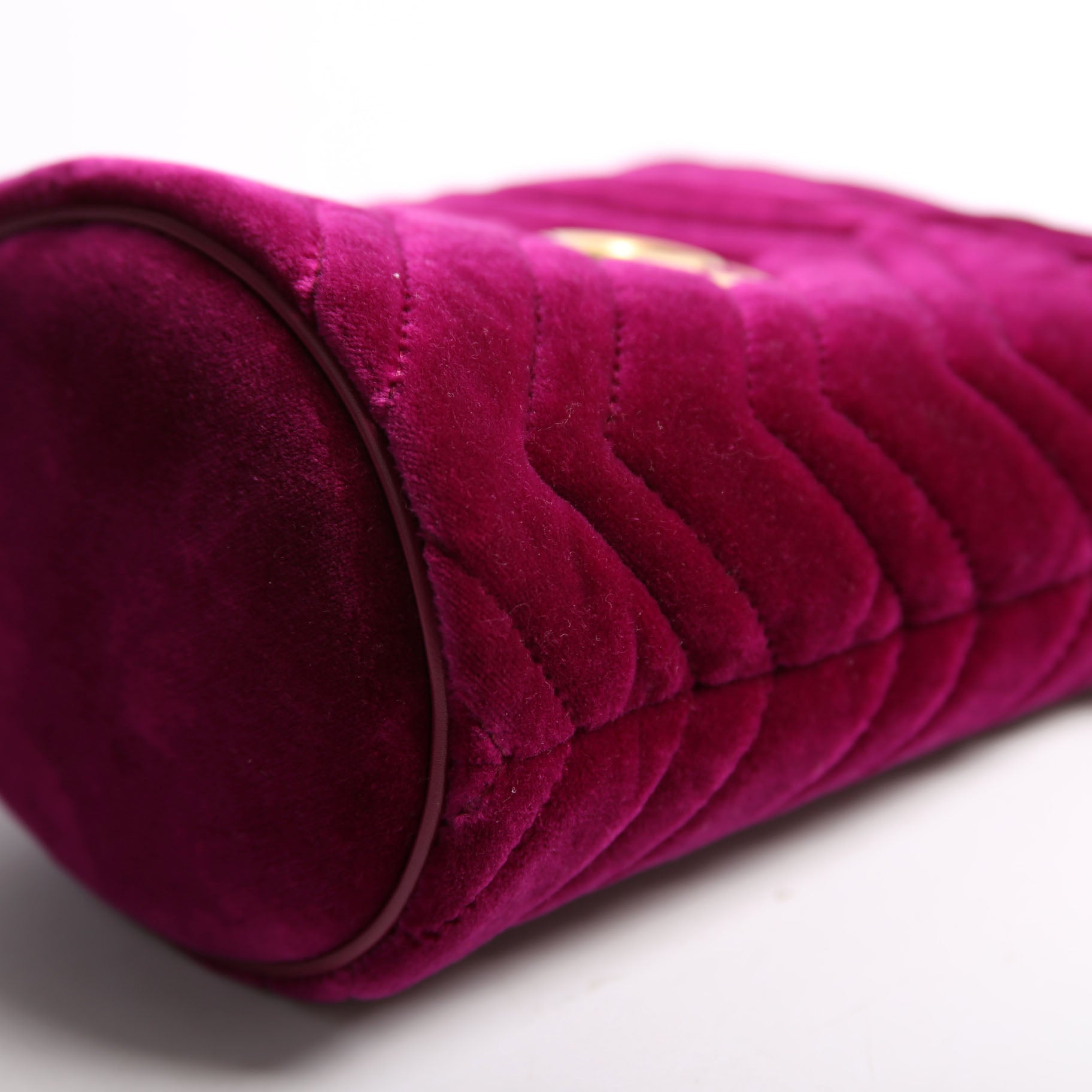 575163 Velvet Marmont Mini Bucket Purple