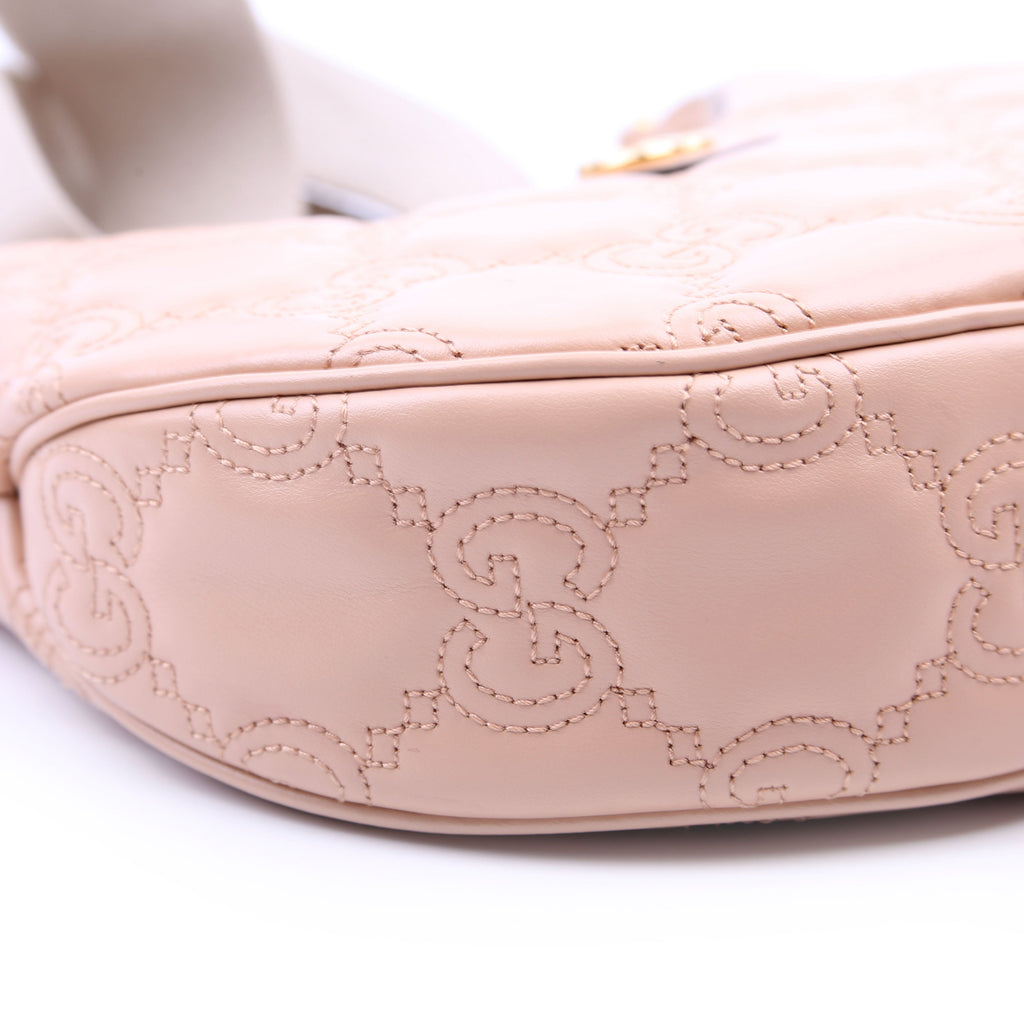 Gucci 739709 Matelasse Small Bag Tan