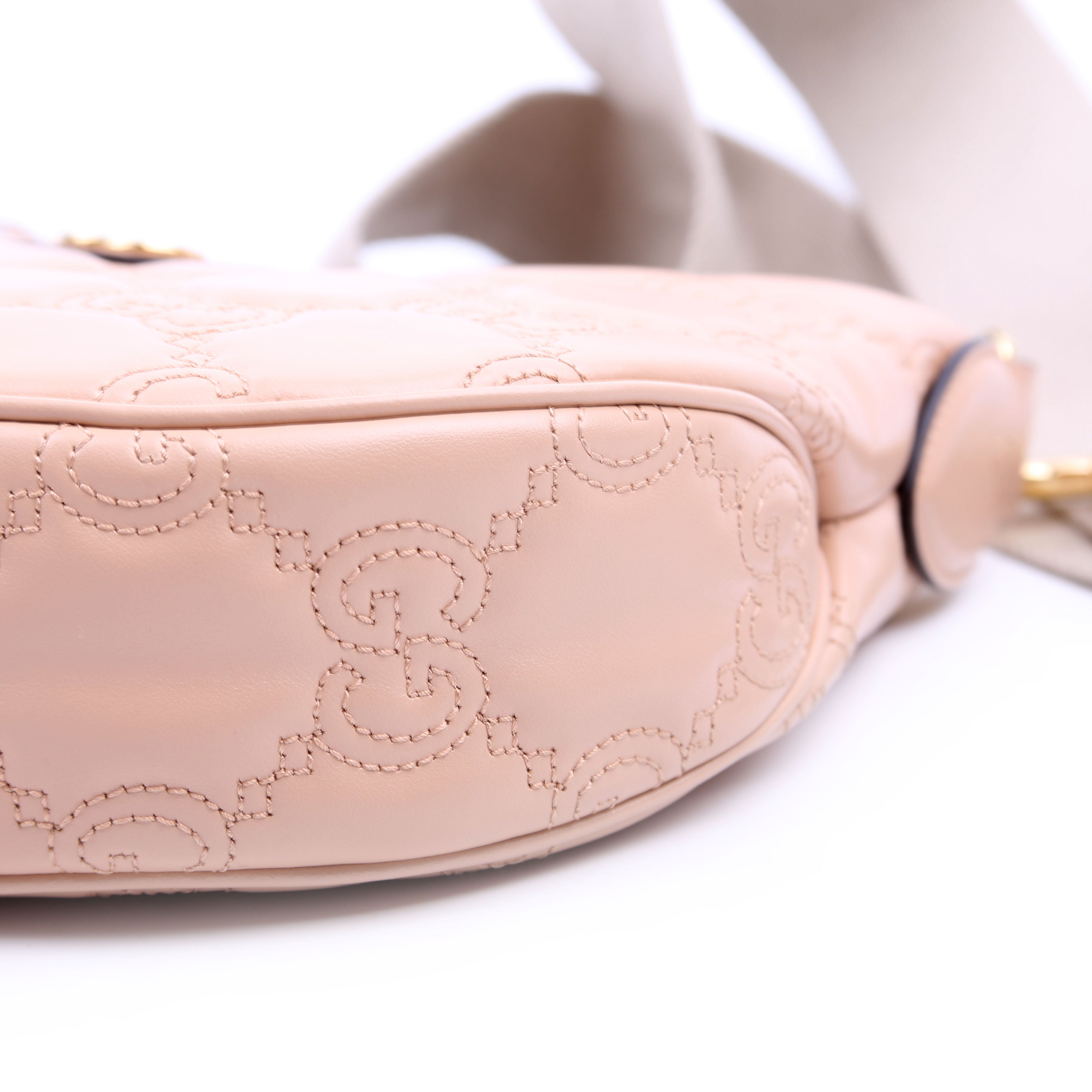 Gucci 739709 Matelasse Small Bag Tan