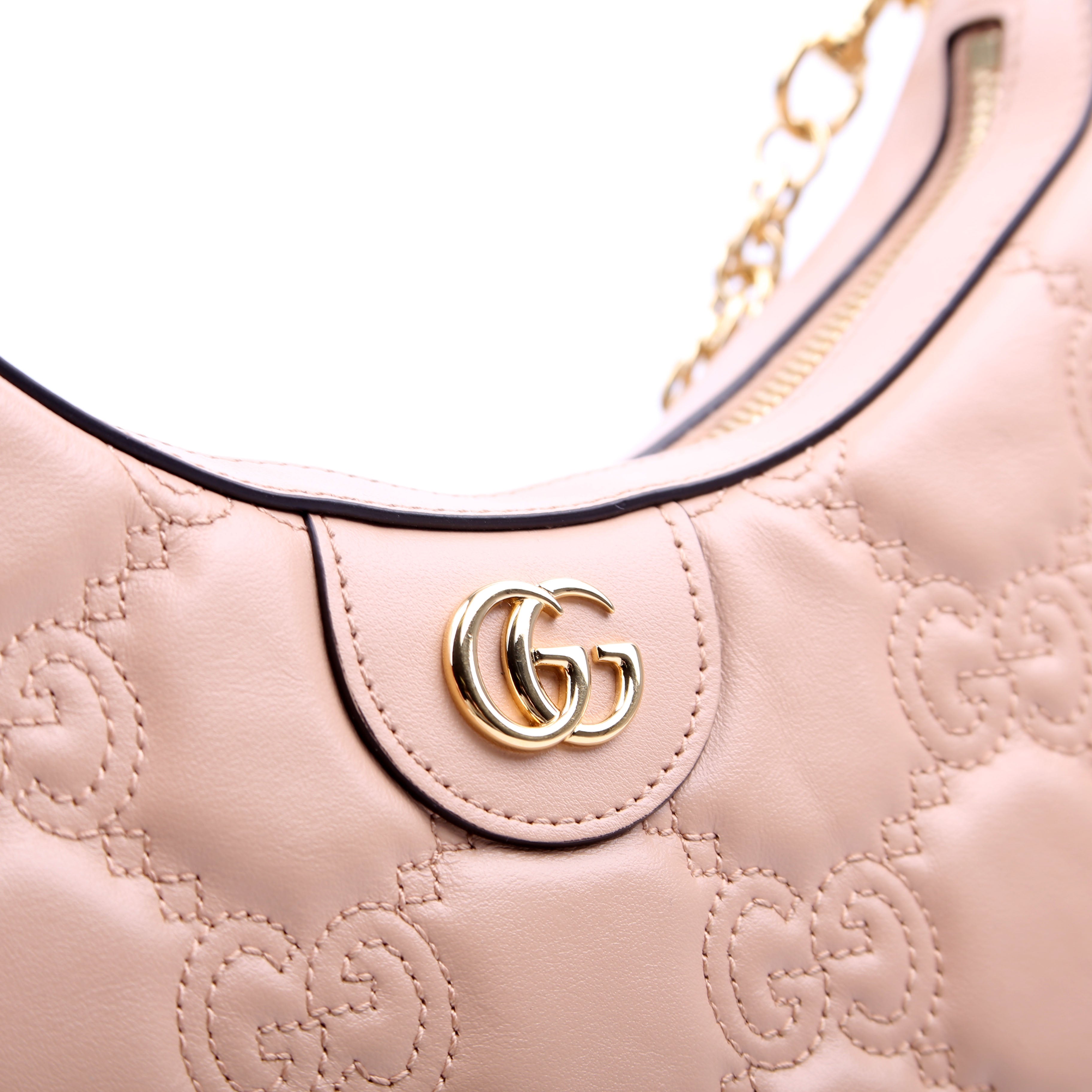 Gucci 739709 Matelasse Small Bag Tan