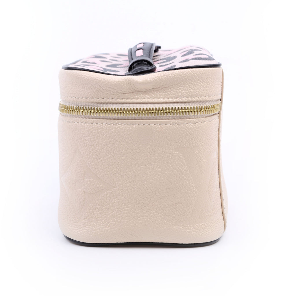 Nice Mini Toiletry Pouch Giant Empreinte Wild At Heart Cream/Pink