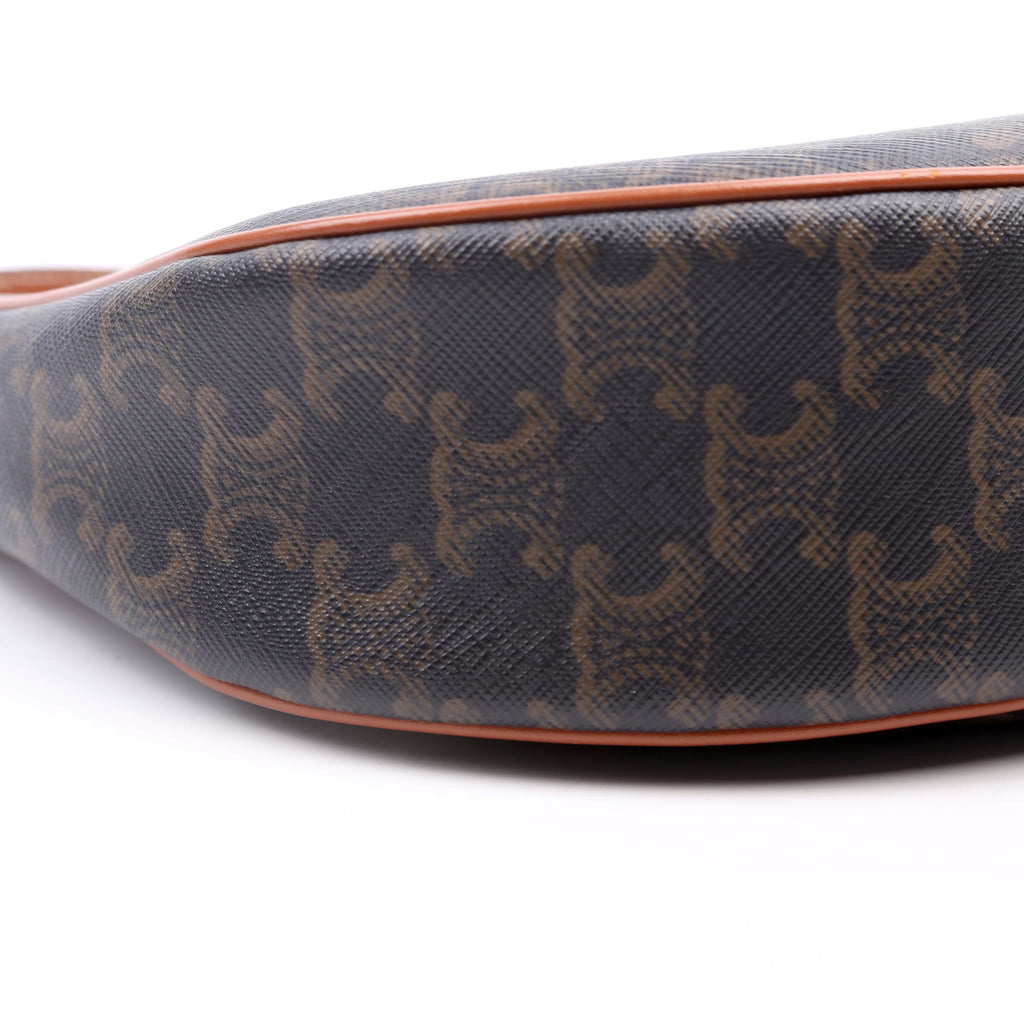 Ava Triomphe Medium Canvas/Calfskin Brown