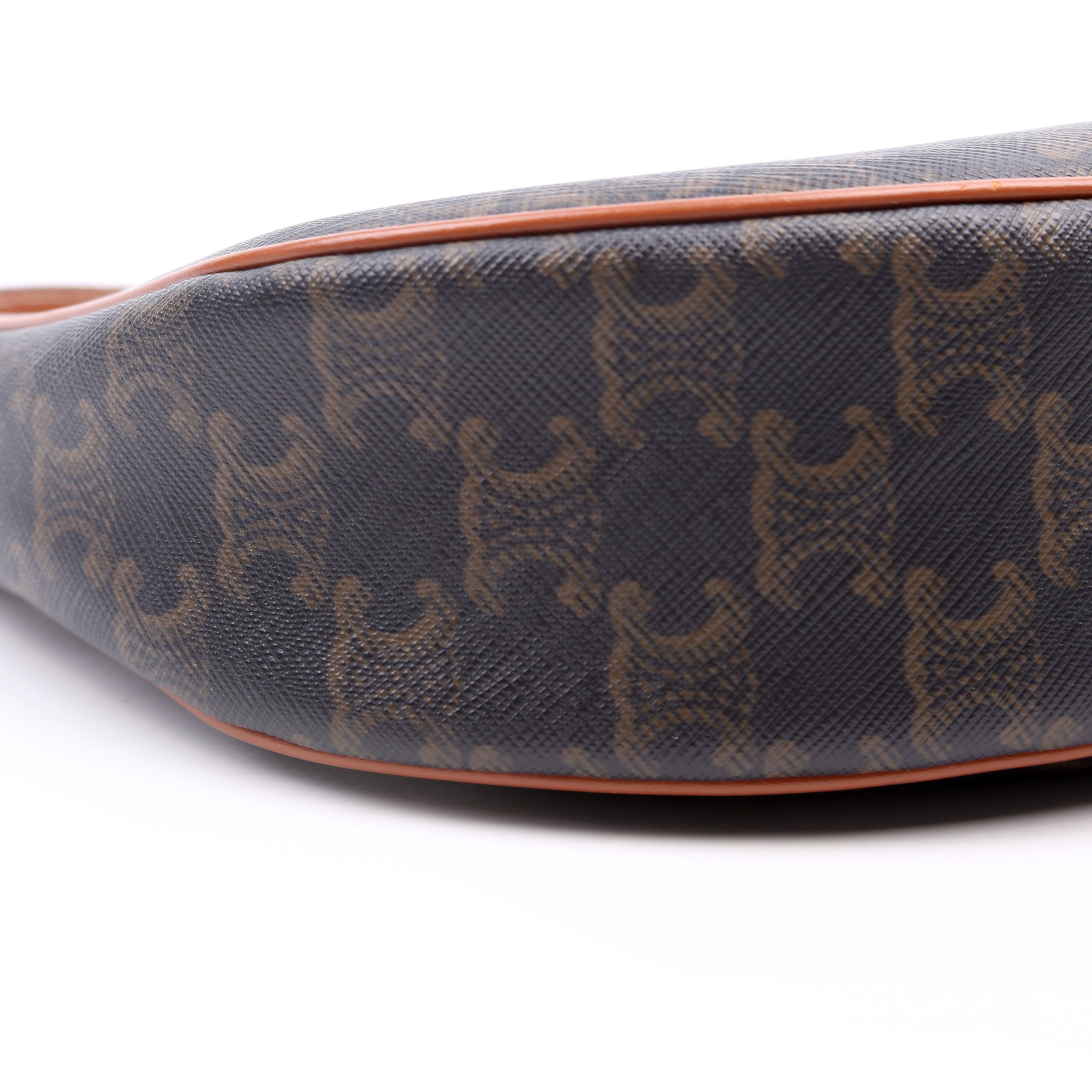 Ava Triomphe Medium Canvas/Calfskin Brown