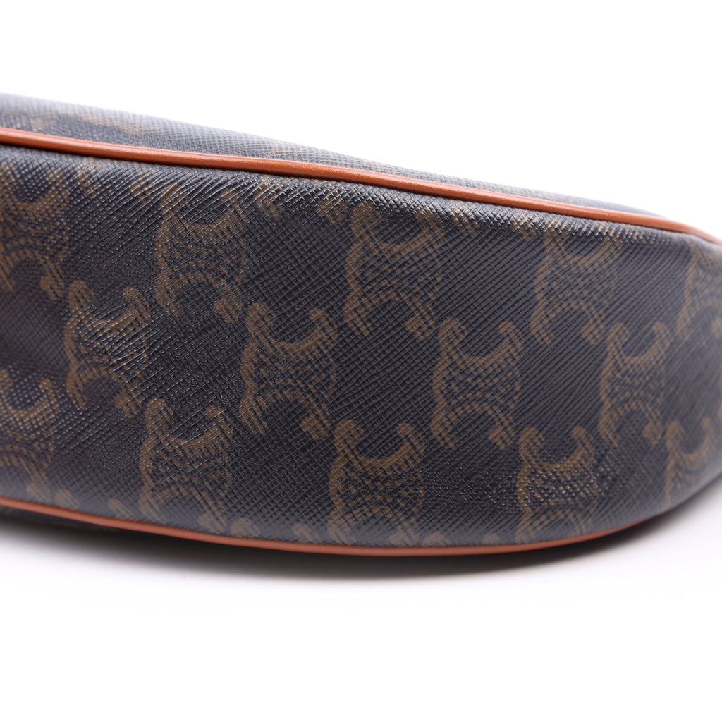 Ava Triomphe Medium Canvas/Calfskin Brown
