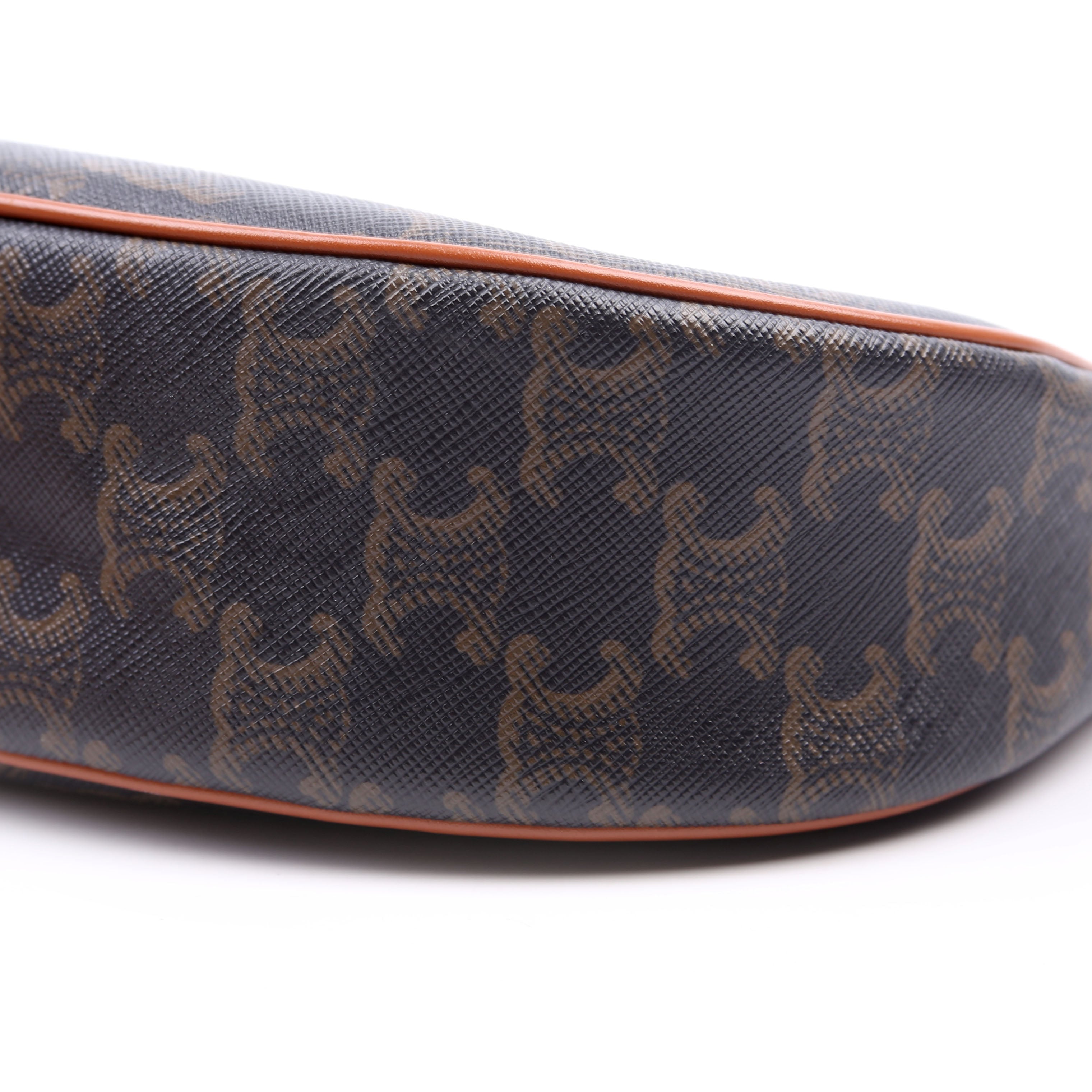 Ava Triomphe Medium Canvas/Calfskin Brown