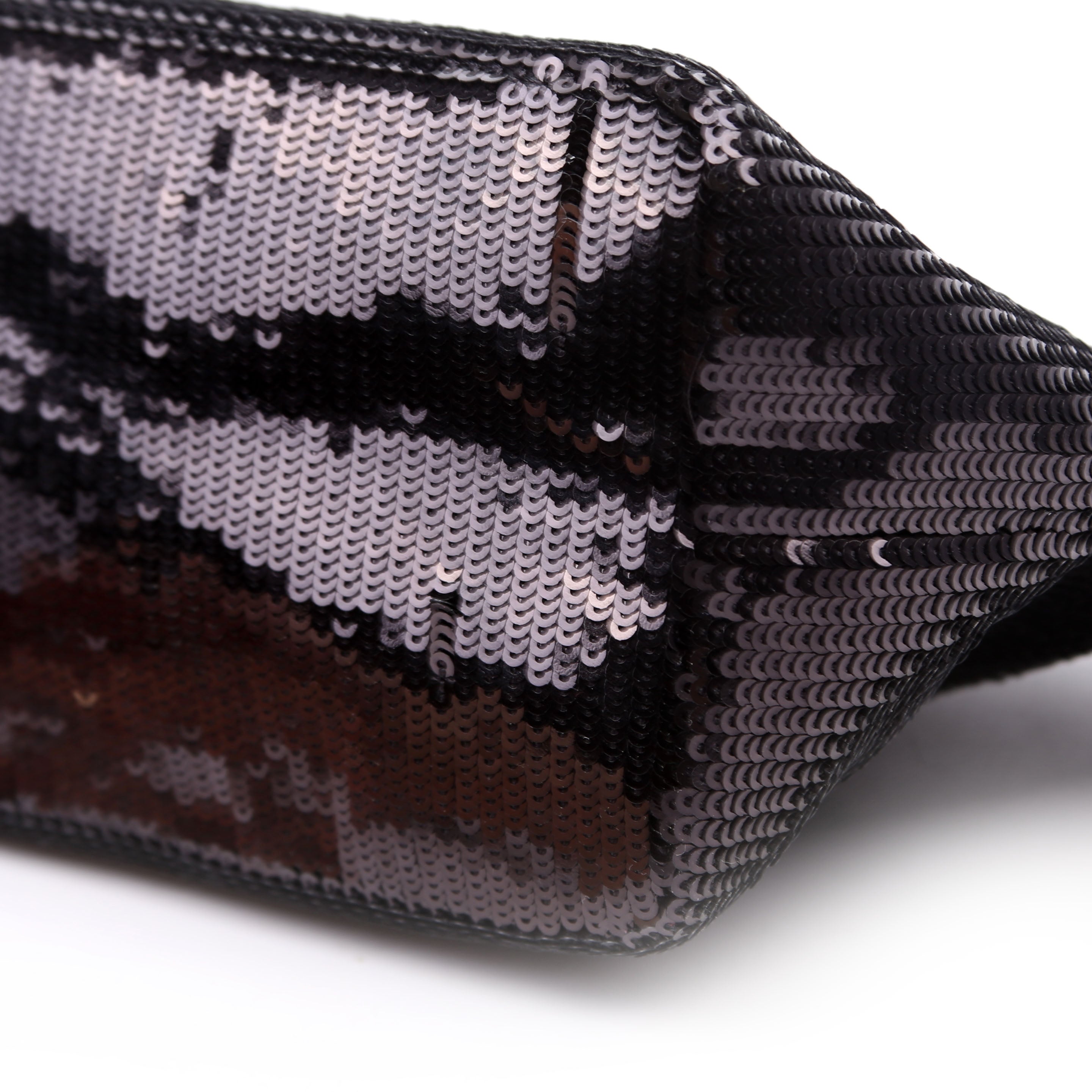 League Spirit Sequin Shoulder Bag Black/White