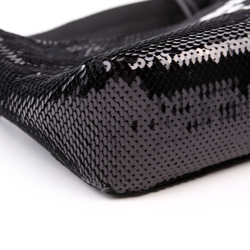 Prada Re-Edition 2000 Sequin Mini Bag Black/White