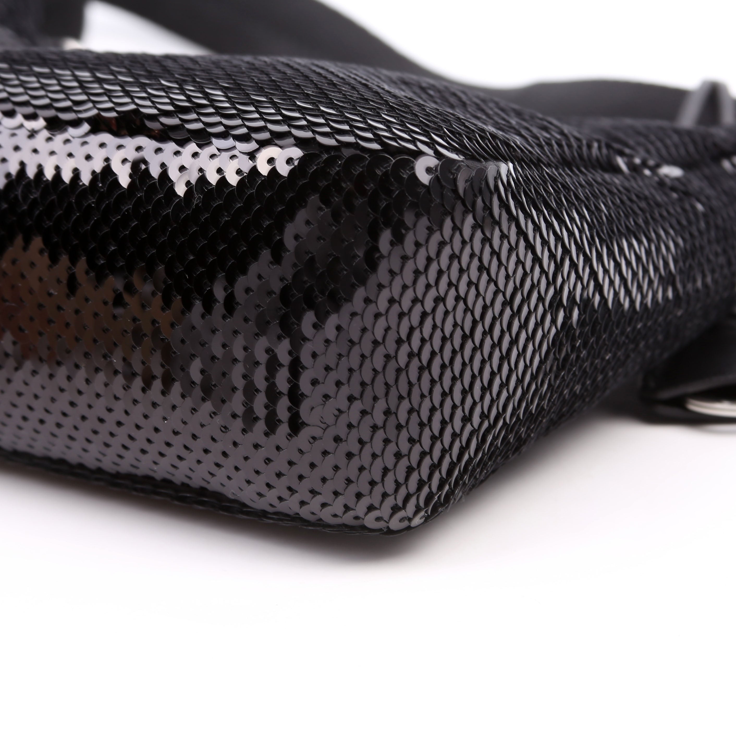 Prada Re-Edition 2000 Sequin Mini Bag Black/White