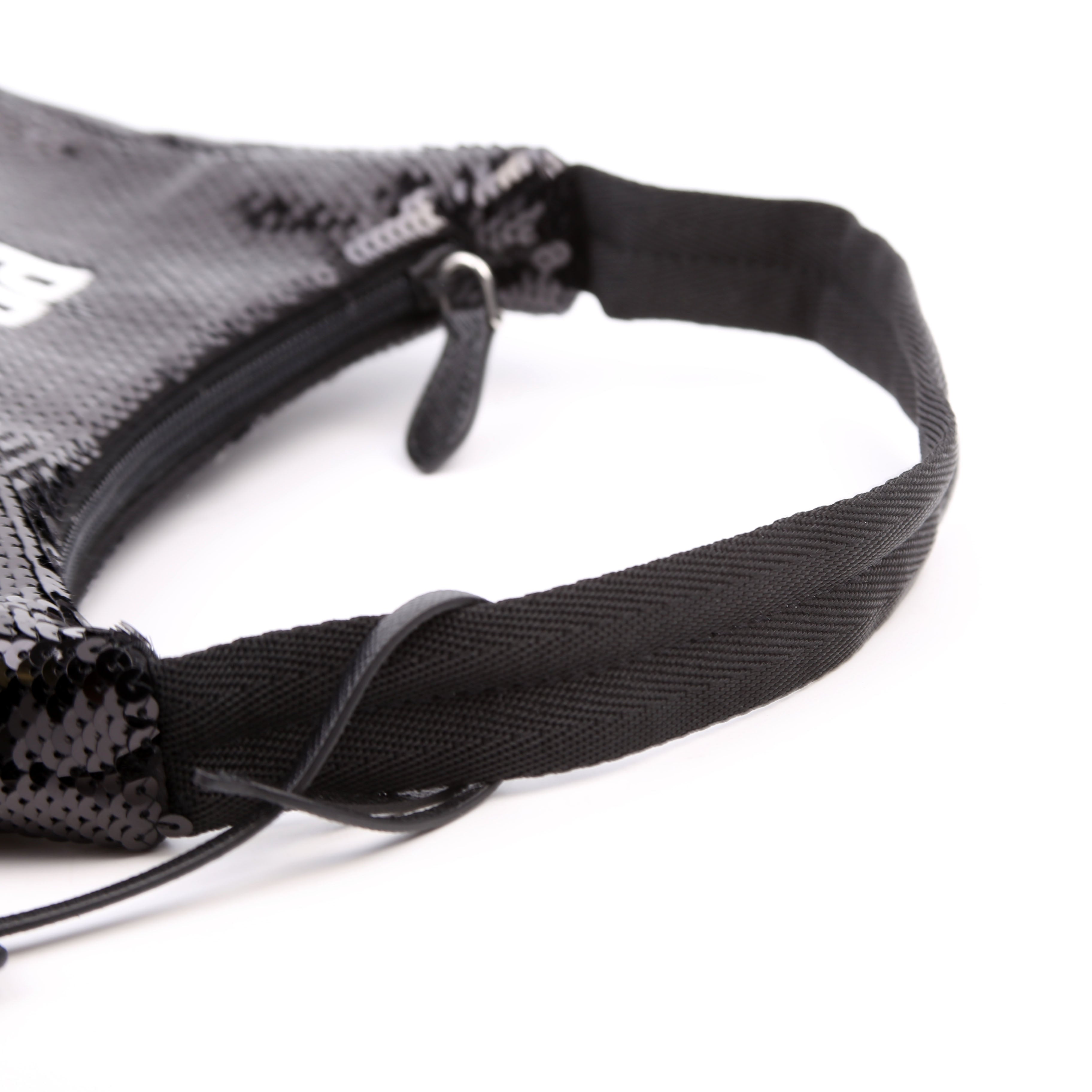 Prada Re-Edition 2000 Sequin Mini Bag Black/White