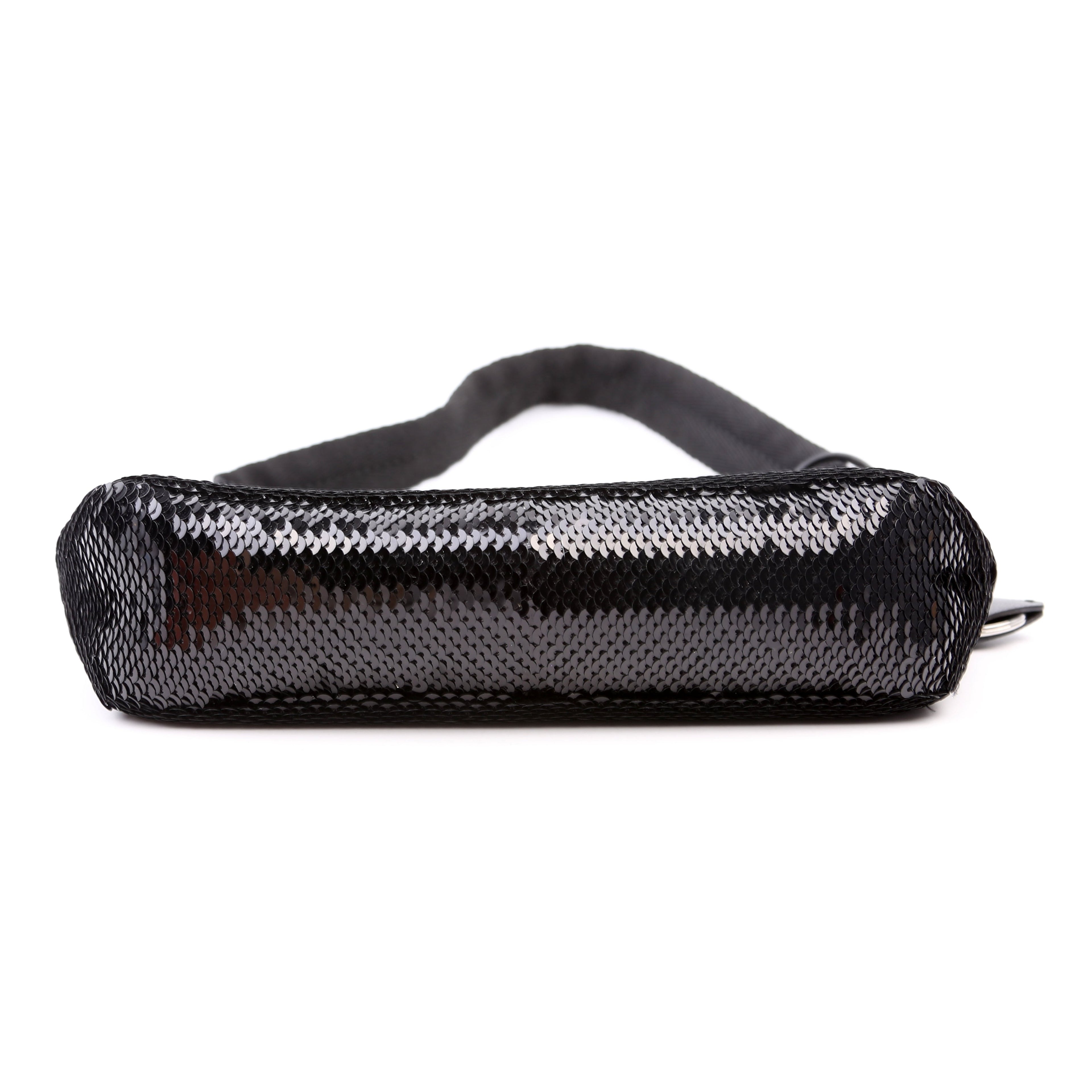 Prada Re-Edition 2000 Sequin Mini Bag Black/White