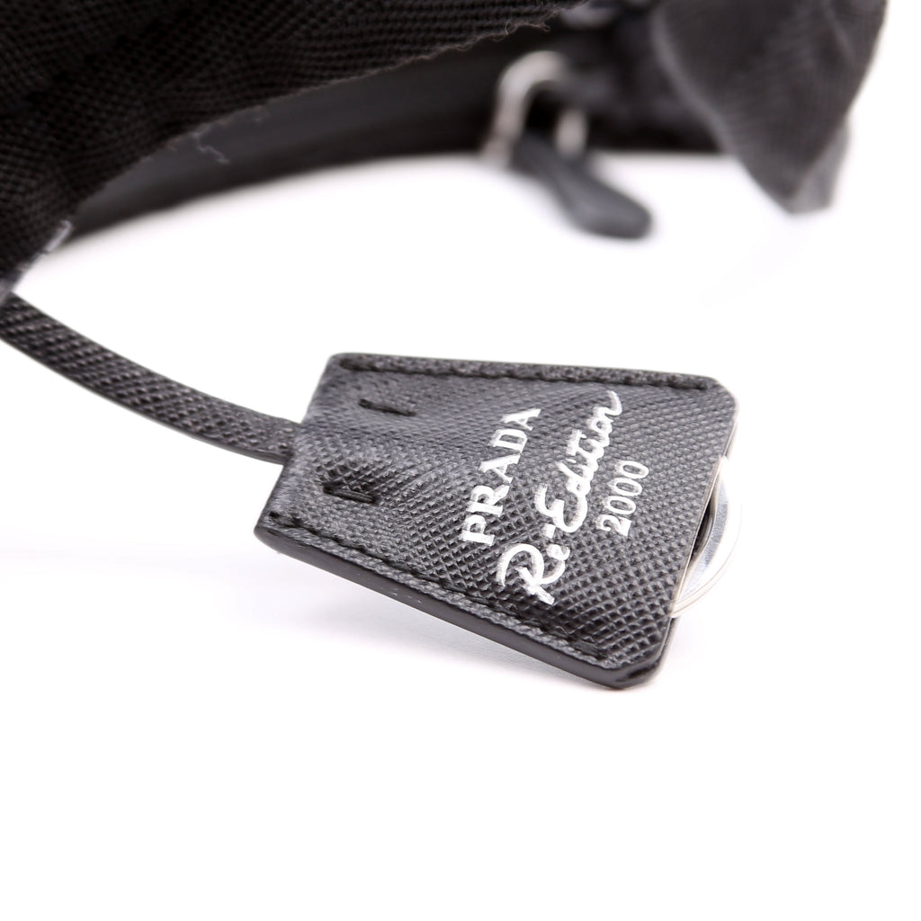 Prada Re-Edition 2000 Sequin Mini Bag Black/White