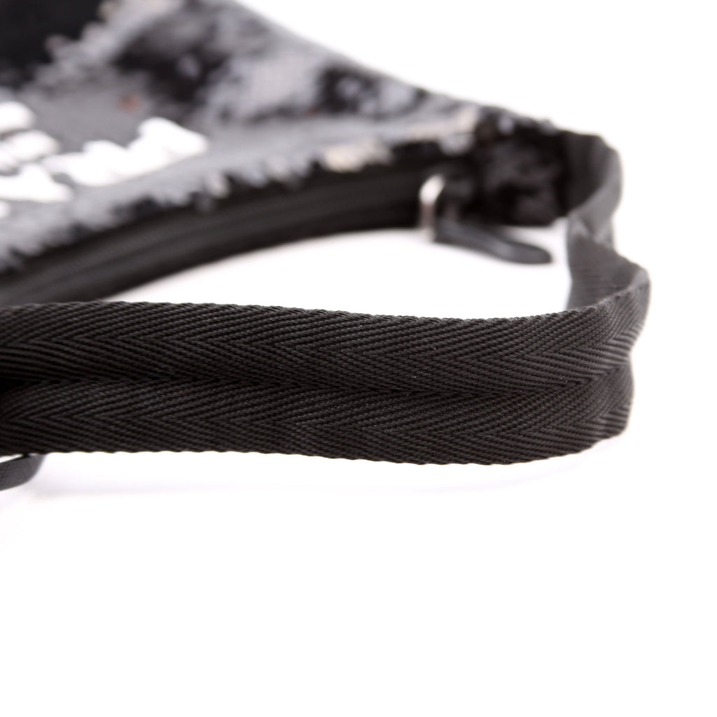 Prada Re-Edition 2000 Sequin Mini Bag Black/White